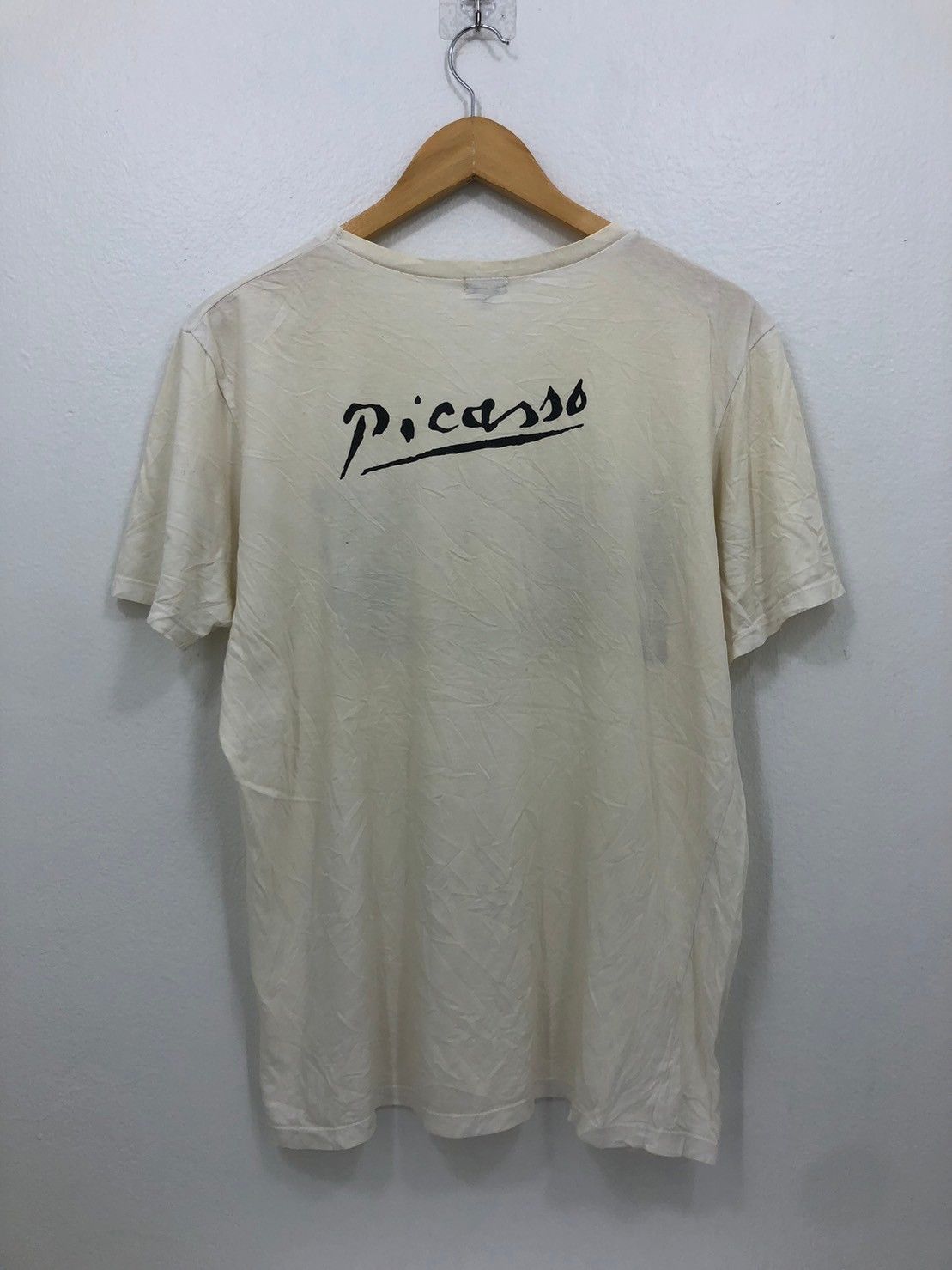 Vintage Vintage 00's PABLO PICASSO Guernica shirt Art BN Size US L / EU 52-54 / 3 - 3 Thumbnail
