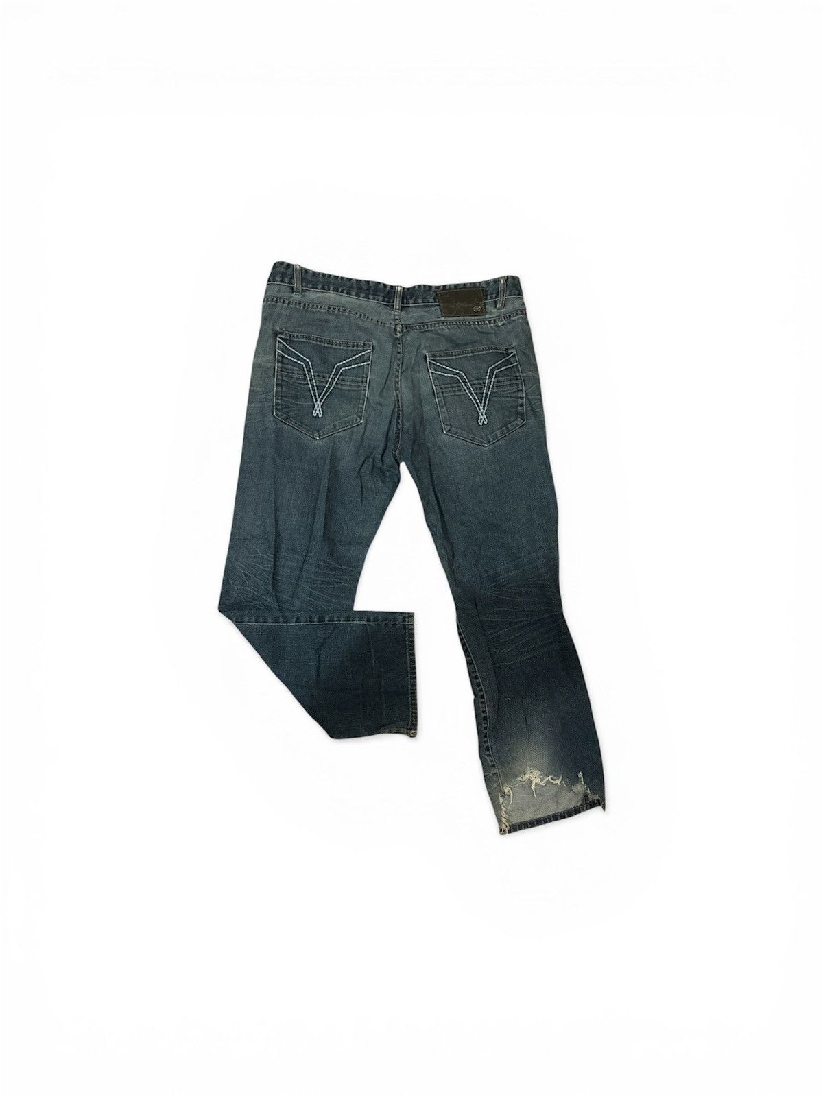 Ecko Unltd. Ecko Unltd Distressed Denim Jeans Size US 36 / EU 52 - 2 Thumbnail