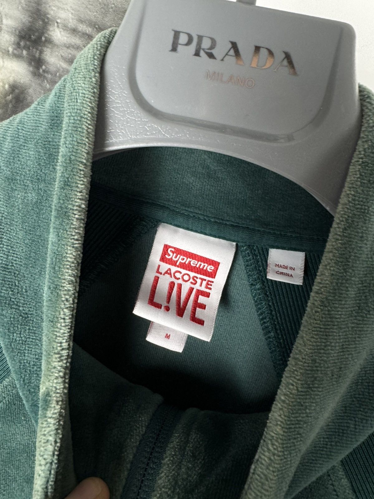 Lacoste × Supreme Supreme Lacoste 1/4 Zip Streetwear Rare Sweater Sweatshirt Size US M / EU 48-50 / 2 - 4 Thumbnail