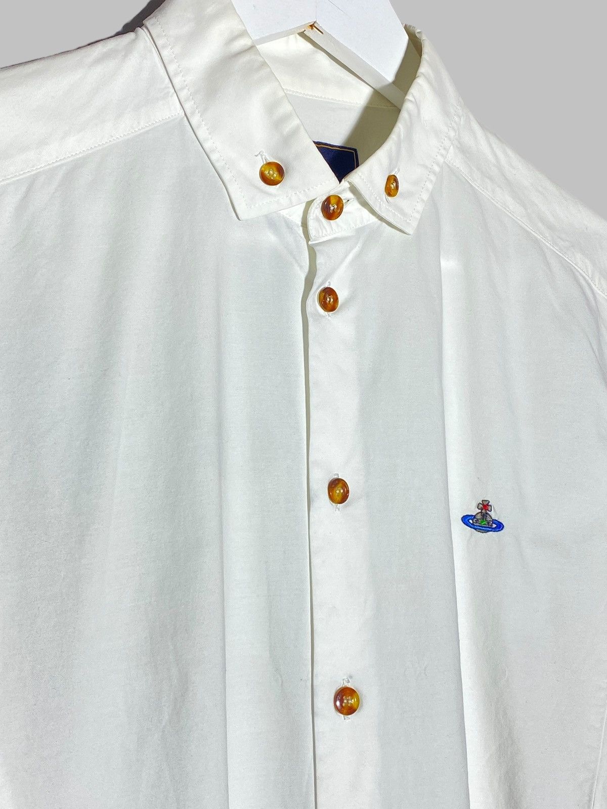 Vivienne Westwood 🔥 VIVIENNE WESTWOOD ORB BUTTON-UP MOD CLASSIC BRIT Size US S / EU 44-46 / 1 - 3 Thumbnail