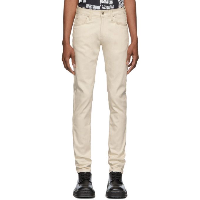 Naked & Famous Naked & Famous Super Guy Natural Seed Denim 31 Jeans Size US 31 - 3 Thumbnail
