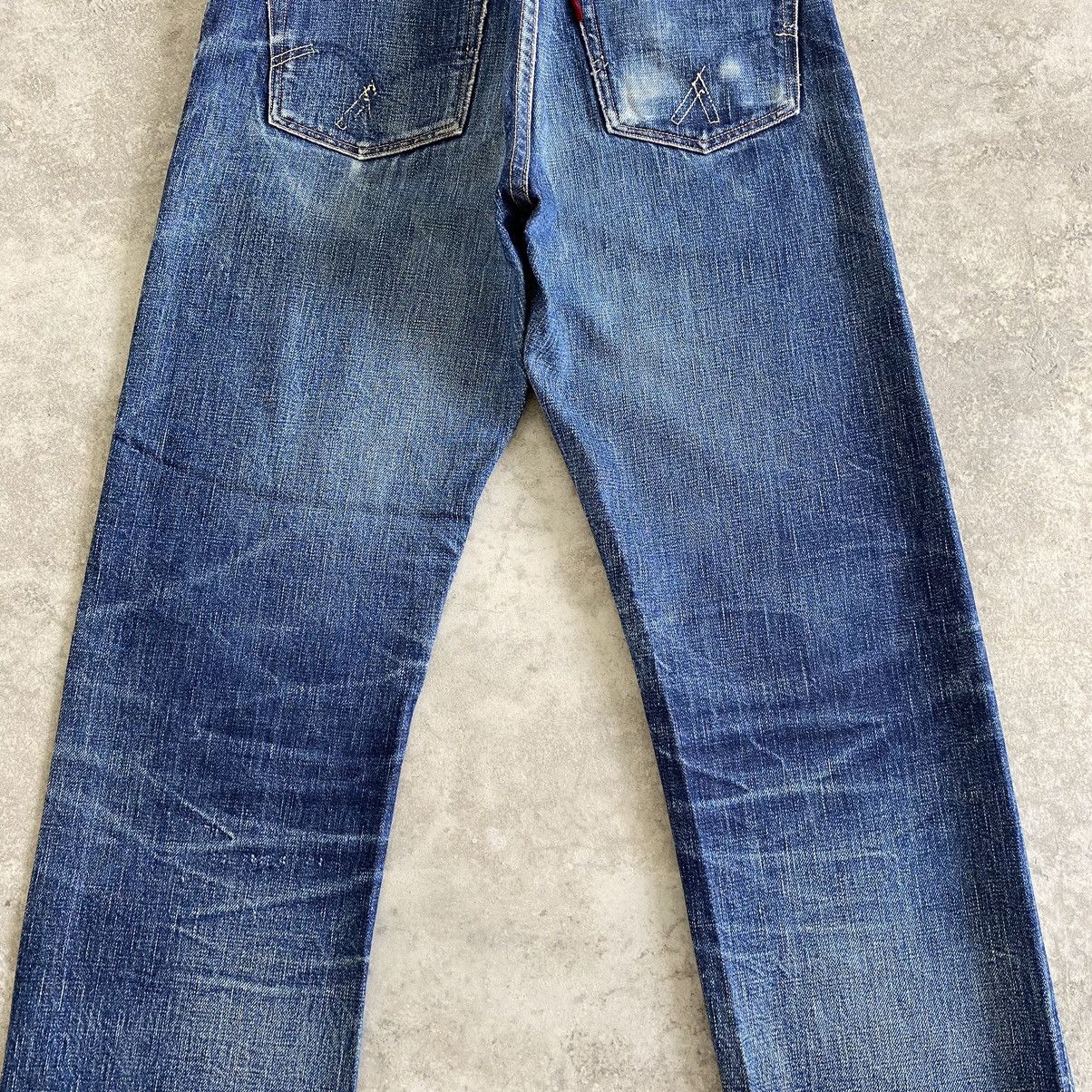 Full Count & Co. Vintage Full Count Japan Faded Blue Selvedge Denim Jeans Size US 28 / EU 44 - 16 Thumbnail
