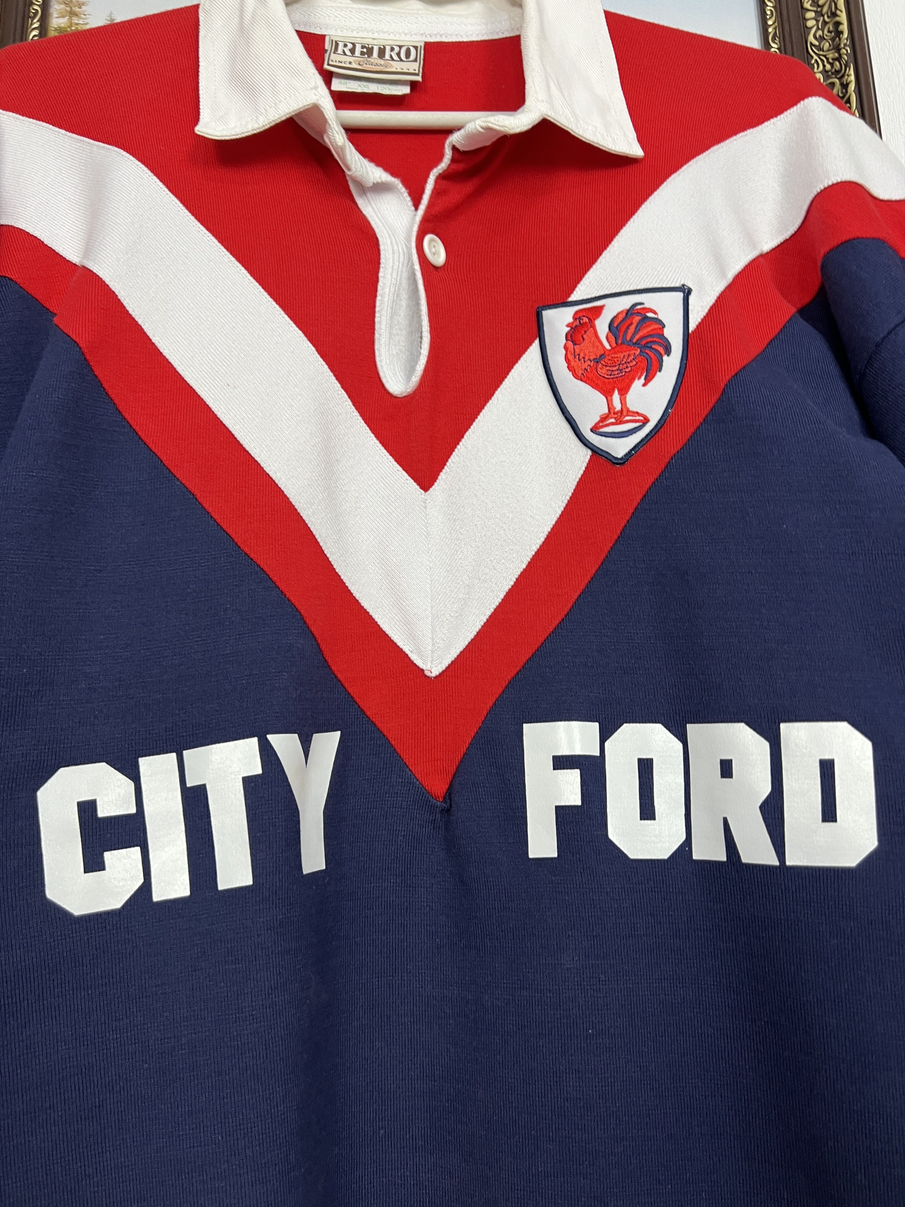 Vintage Sydney Roosters Rugby Union Long Sleeve Jersey Trikot Size US XXL / EU 58 / 5 - 4 Thumbnail