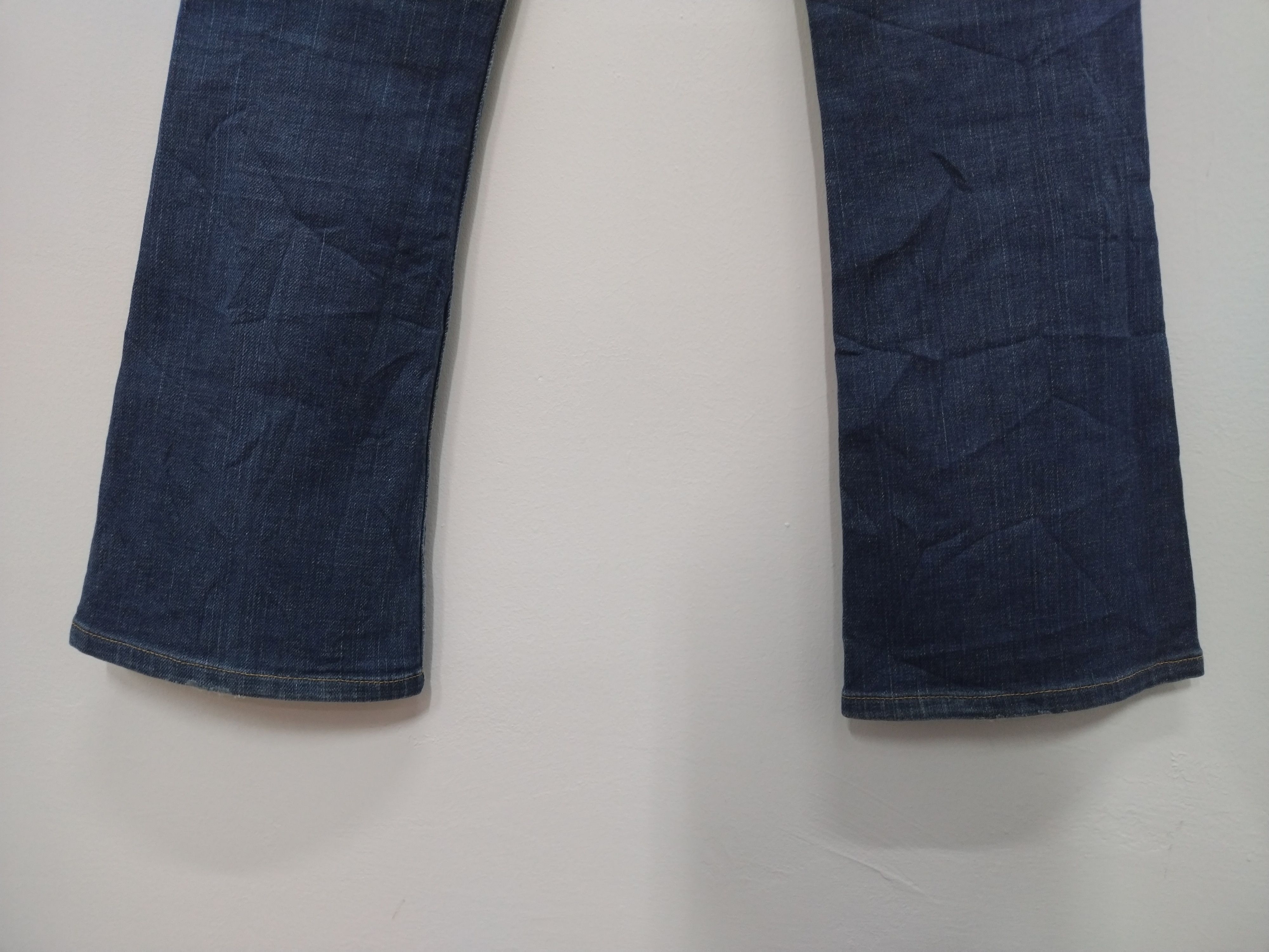 Edwin × Japanese Brand × Seditionaries 💥Crazy nice flared & design Vienus Jeans Elegance by Edwin Size 29" - 19 Thumbnail
