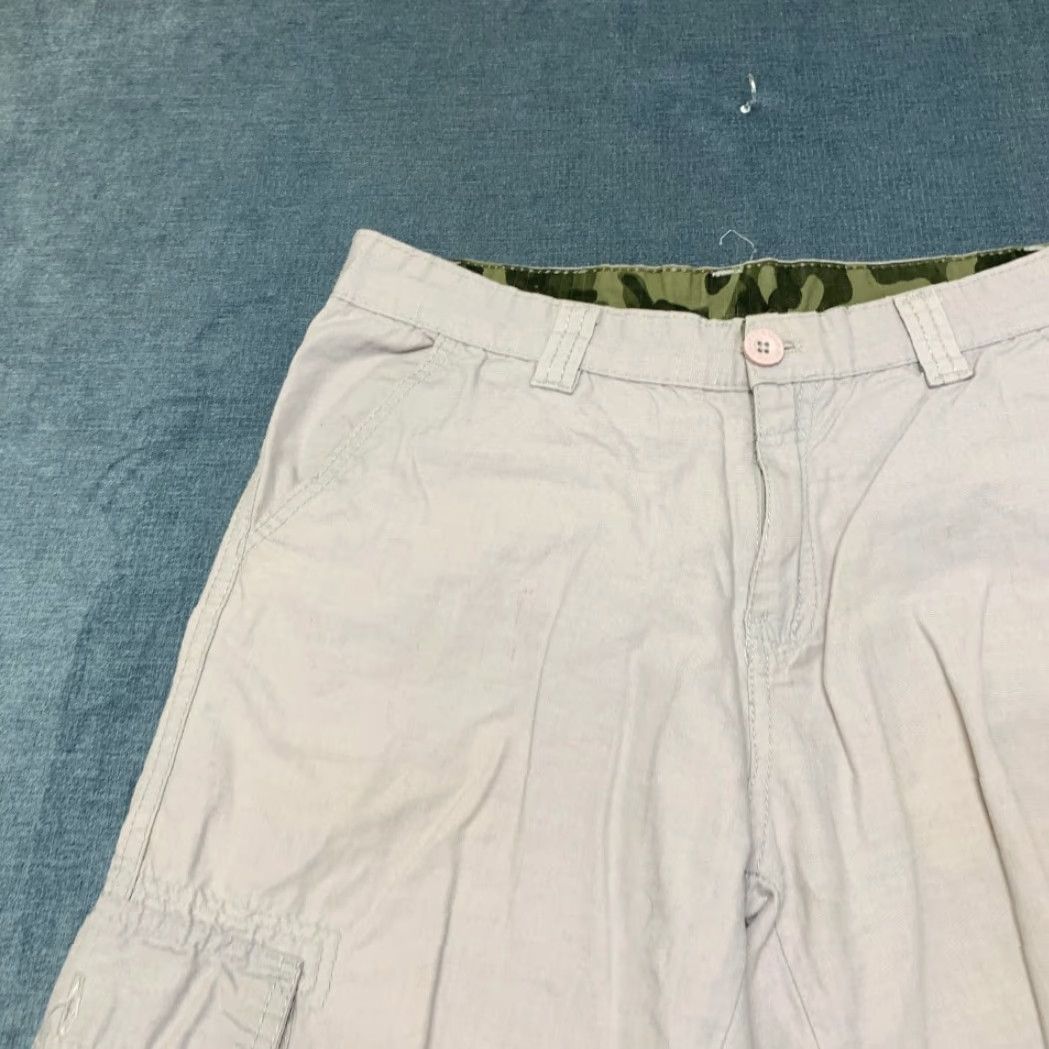 Beverly Hills Polo Club Beverly Hills Polo Club Cargo Shorts Womens 18 31x12 Beige Cotton Mid Rise Logo Shorts Size 40" / US 18 - 4 Thumbnail