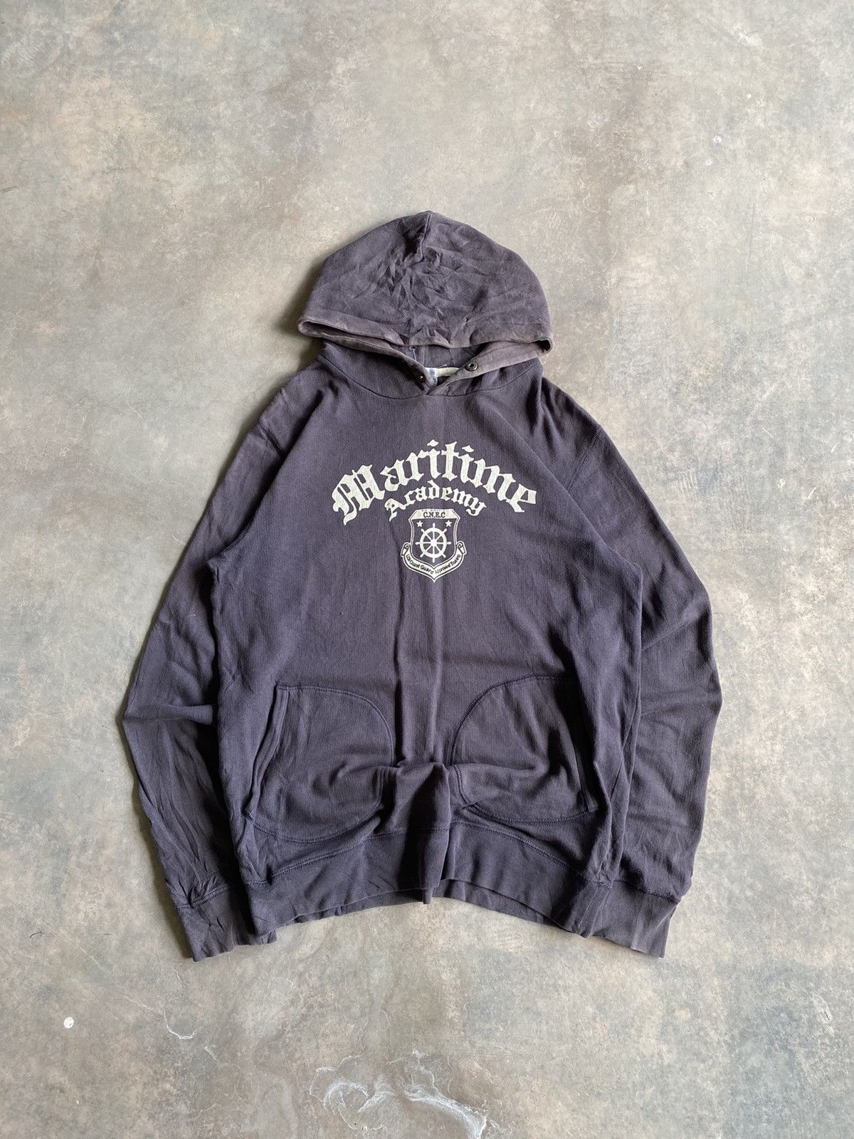 Japanese Brand × Le Grande Bleu (L.G.B.) FADED MARITIME COEN JAPAN PULLOVER HOODIE 90s Size US M / EU 48-50 / 2 - 1 Thumbnail