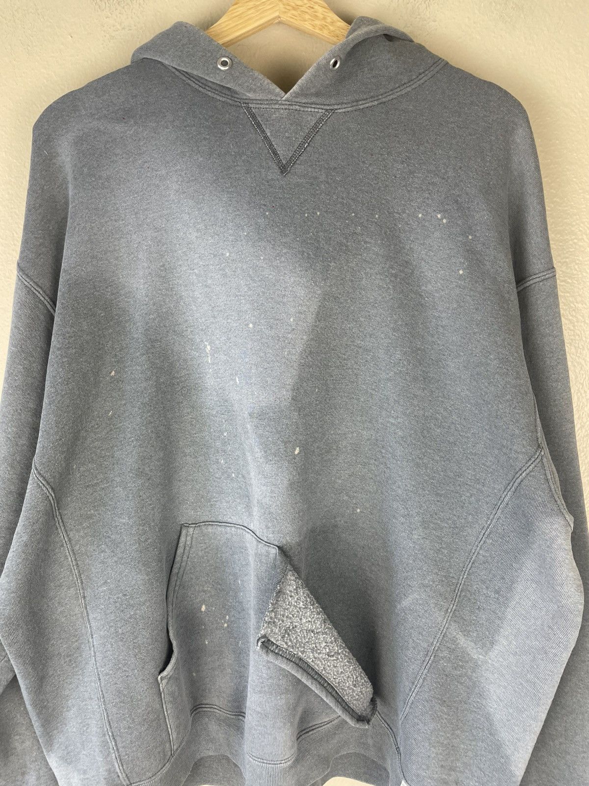 Vintage Vintage Russell Hoodie XL Thrashed Faded 4g seller Size US XL / EU 56 / 4 - 2 Thumbnail