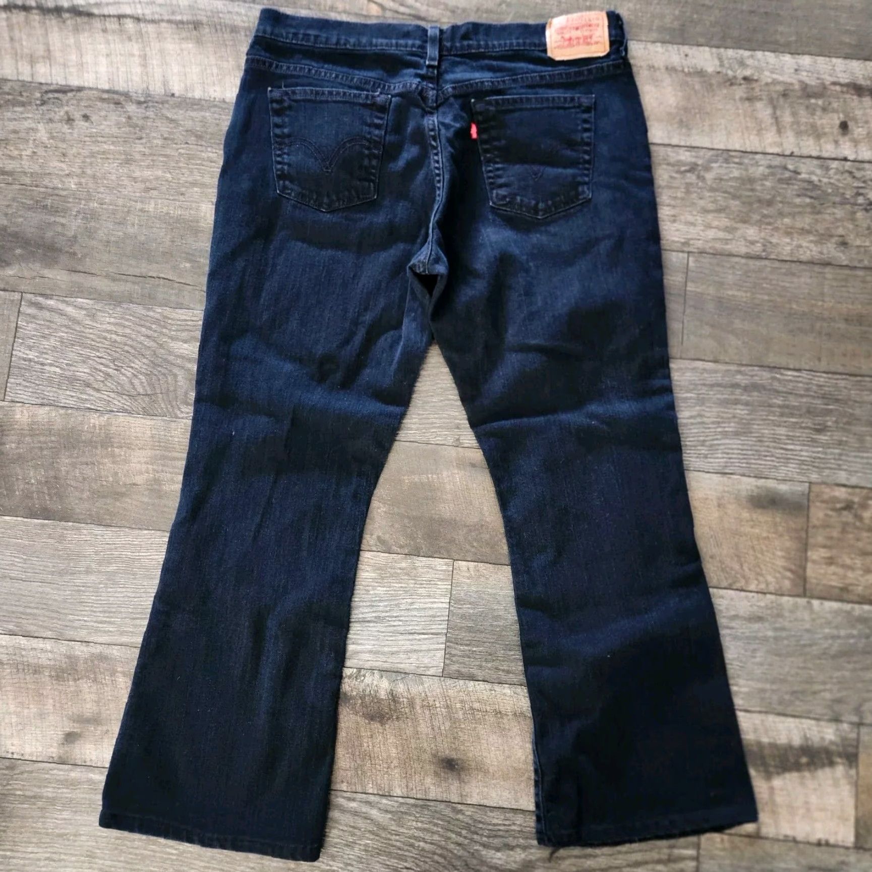 Levi's Levi's 515 Bootcut Jeans Women's Size 12s 27" Blue Mid Rise Dark Wash Y2K VTG Jeans Size 34" / US 12 / IT 48 - 4 Thumbnail