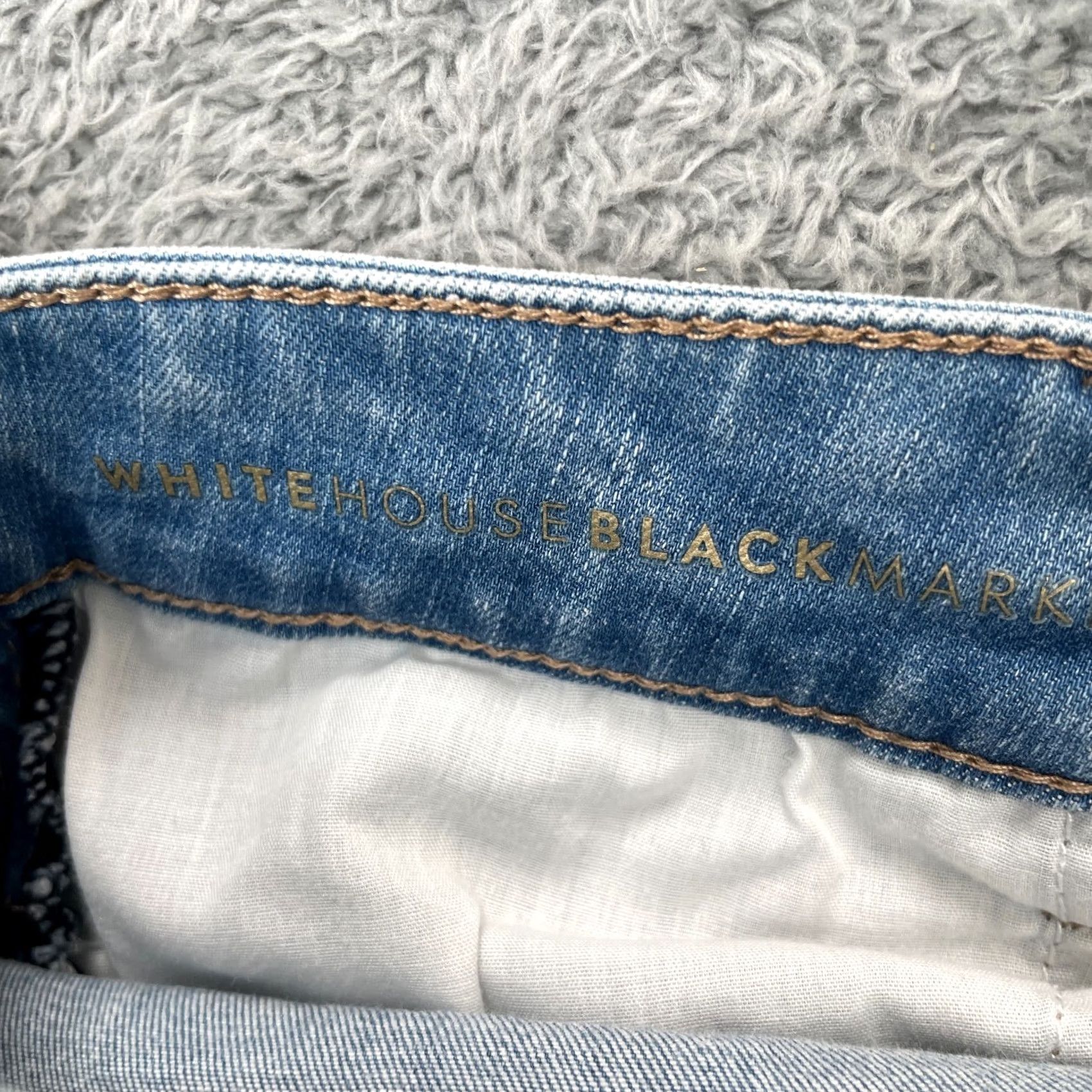 White House Black Market White House Black Market Jeans Womens 8 Blue The Skimmer Skinny Ankle Zip Pant Jeans Size 30" / US 8 / IT 44 - 4 Thumbnail
