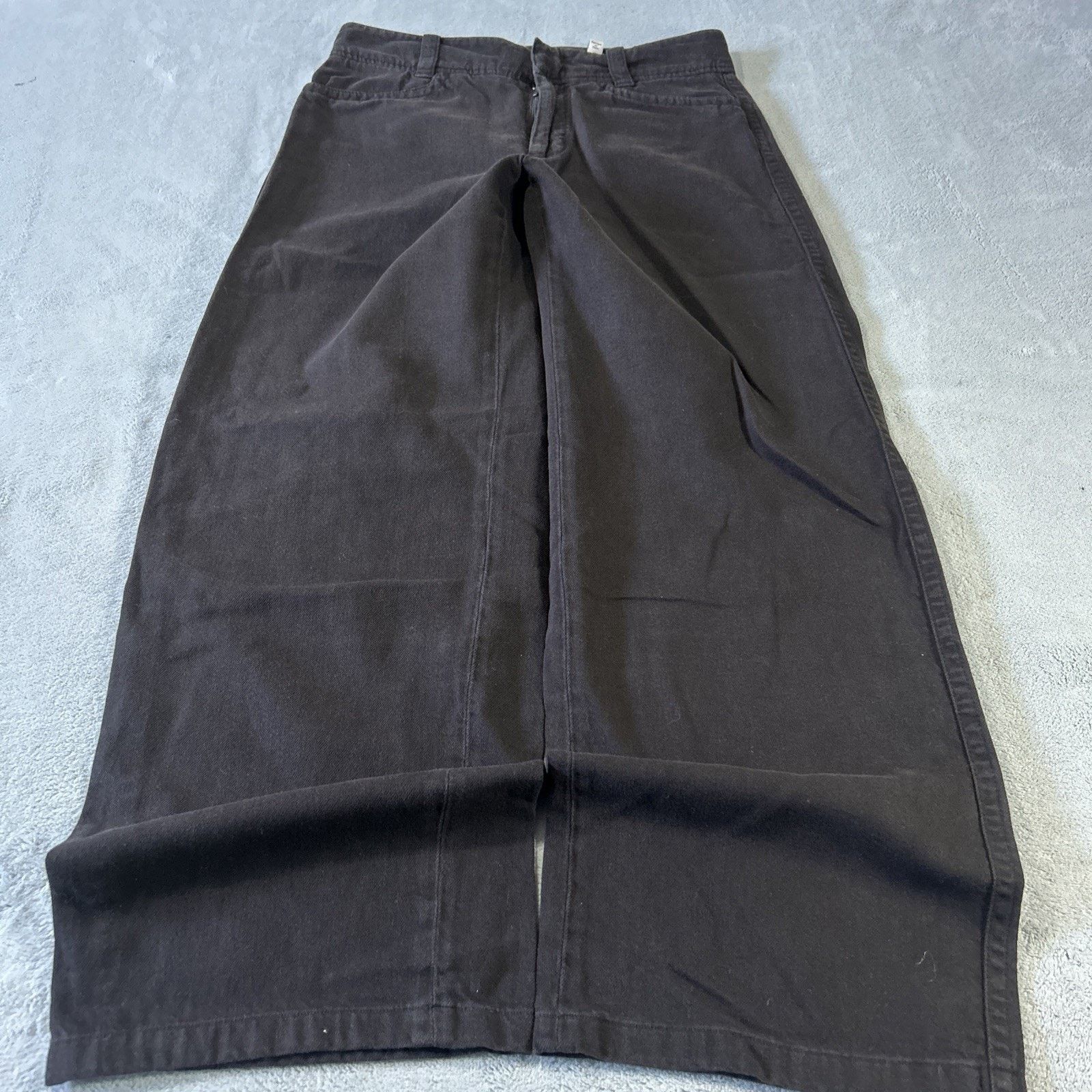 Vince Beyond Baggy Linen Jeans Womens 4 29x28 Hamilton Wide Black Size 27" / US 4 / IT 40 - 1 Thumbnail