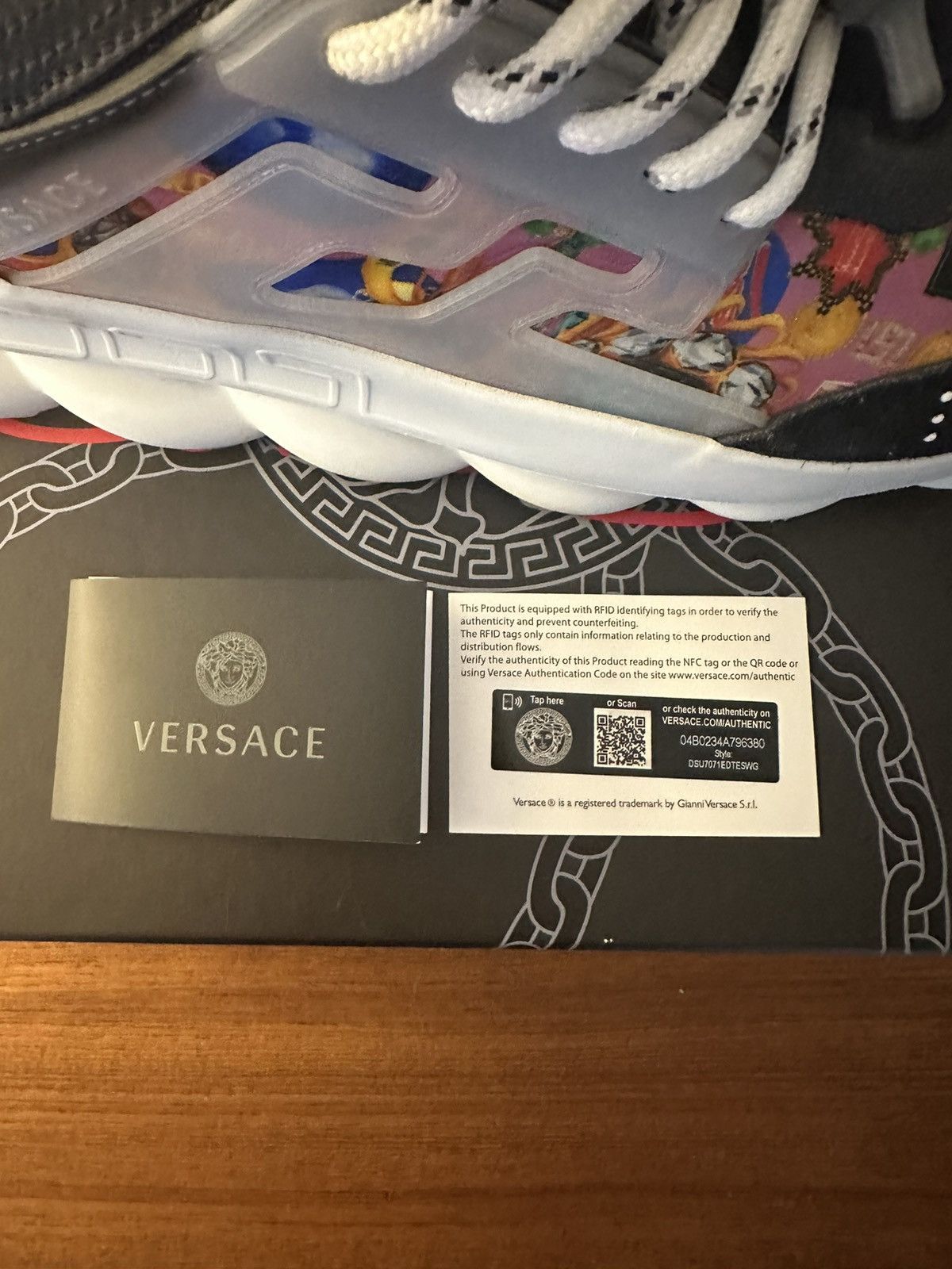 Versace Versace Chain Reaction Navy Multi Size US 10.5 / EU 43-44 - 12 Thumbnail