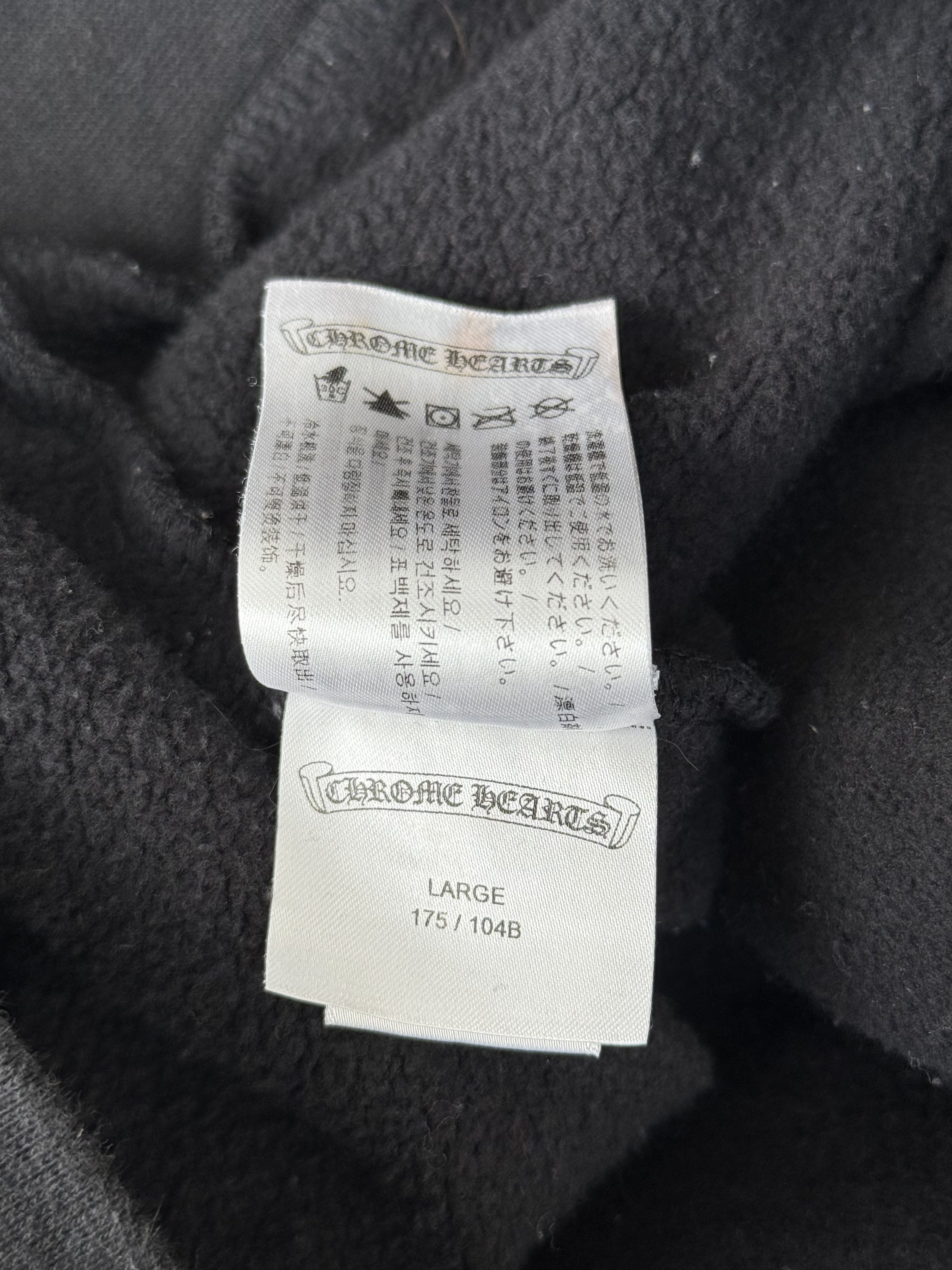 Chrome Hearts Chrome Hearts Black Racing Stripes Hoodie Size US L / EU 52-54 / 3 - 5 Thumbnail