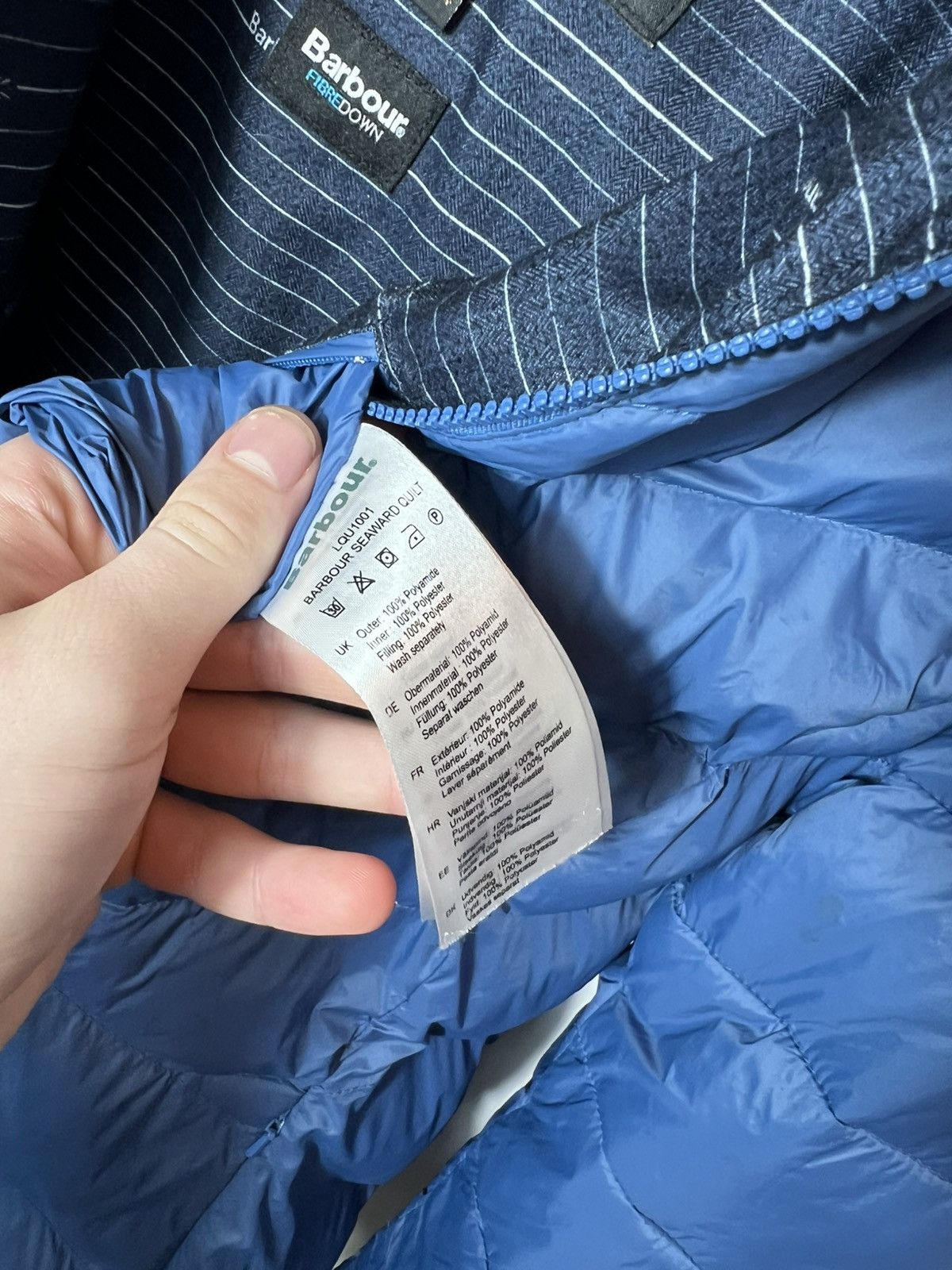 Barbour Vintage streetwear designer Barbour Seaward Quilted Jacket Size L / US 10 / IT 46 - 8 Thumbnail