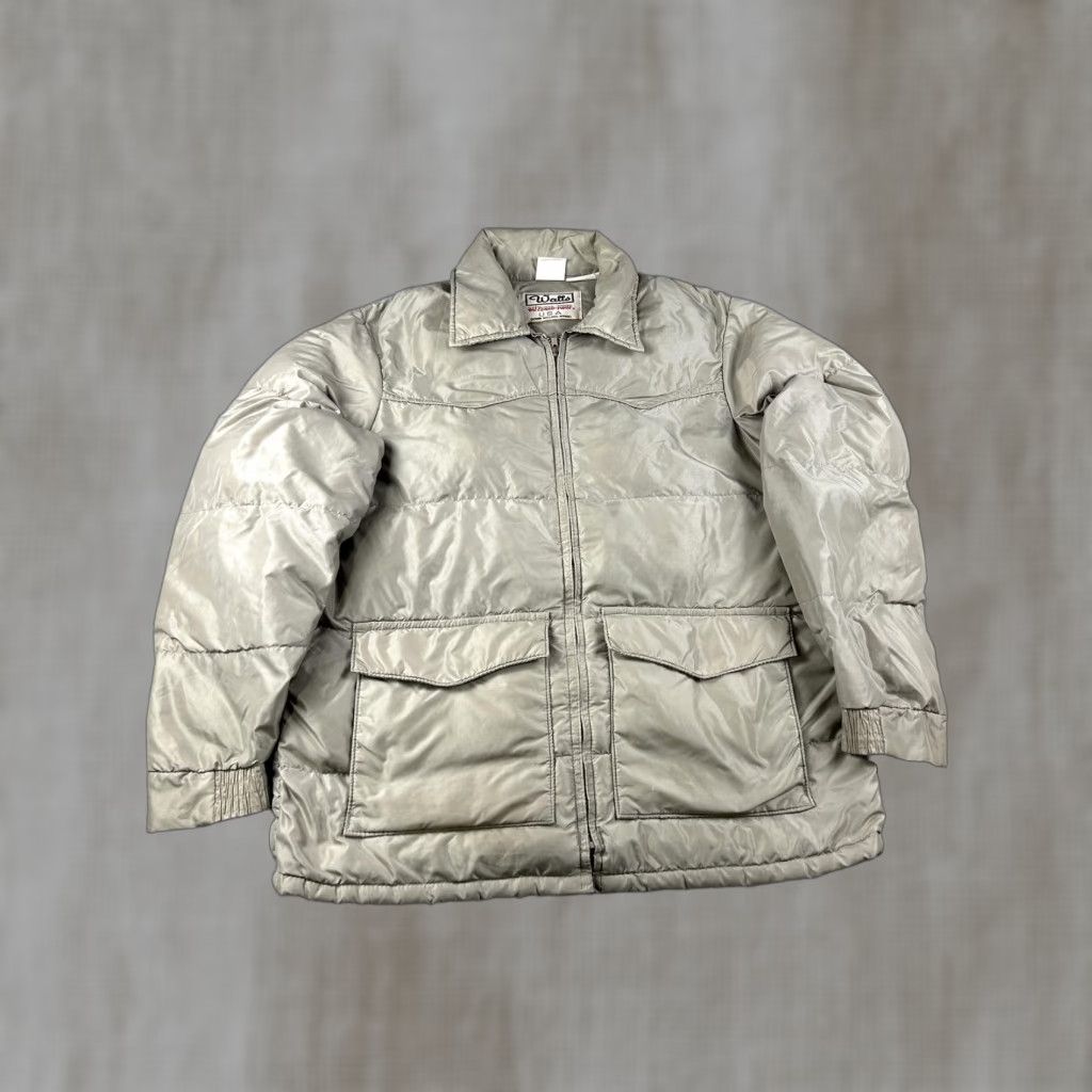 Walls VINTAGE Walls Blizzard-Pruf Jacket Mens XL Puffer Coat Nylon Down Gray Casual, Workwear, 80s Western Size US XL / EU 56 / 4 - 1 Thumbnail