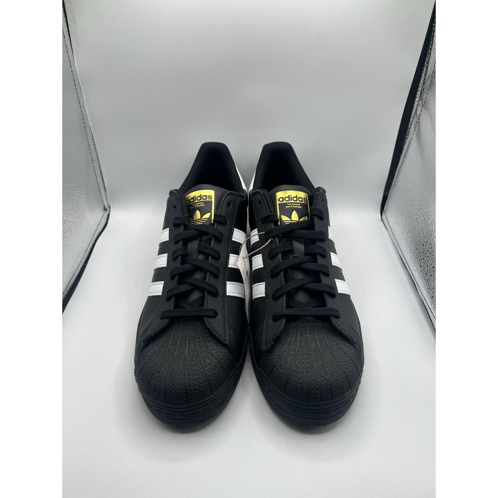 Adidas Adidas Superstar “Core Black White” size 12 men’s Size US 12 / EU 45 - 2 Thumbnail