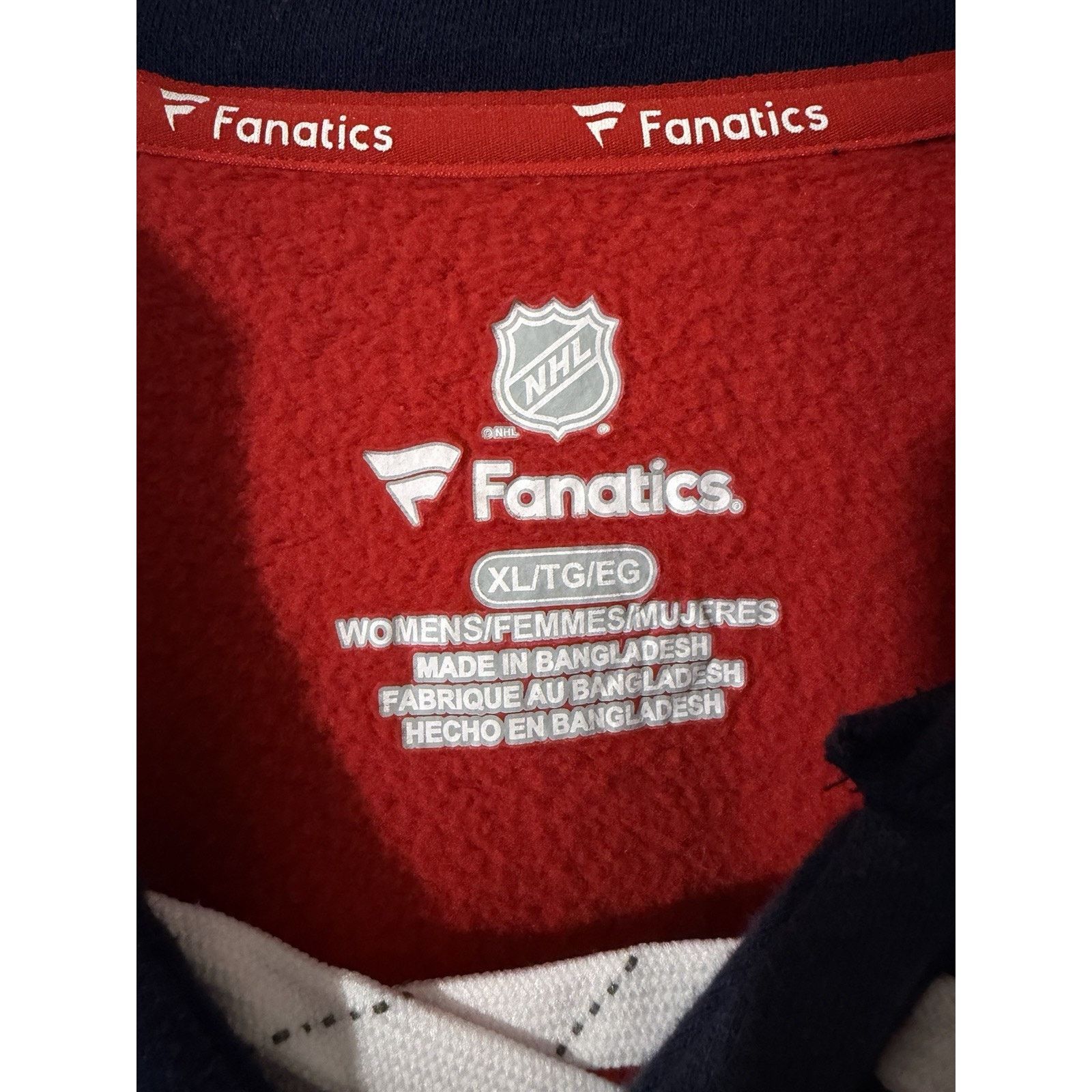 Other Fanatics Womens Washington Capitals Lace-Up Sweatshirt Sz XL Size XL / US 12-14 / IT 48-50 - 2 Thumbnail