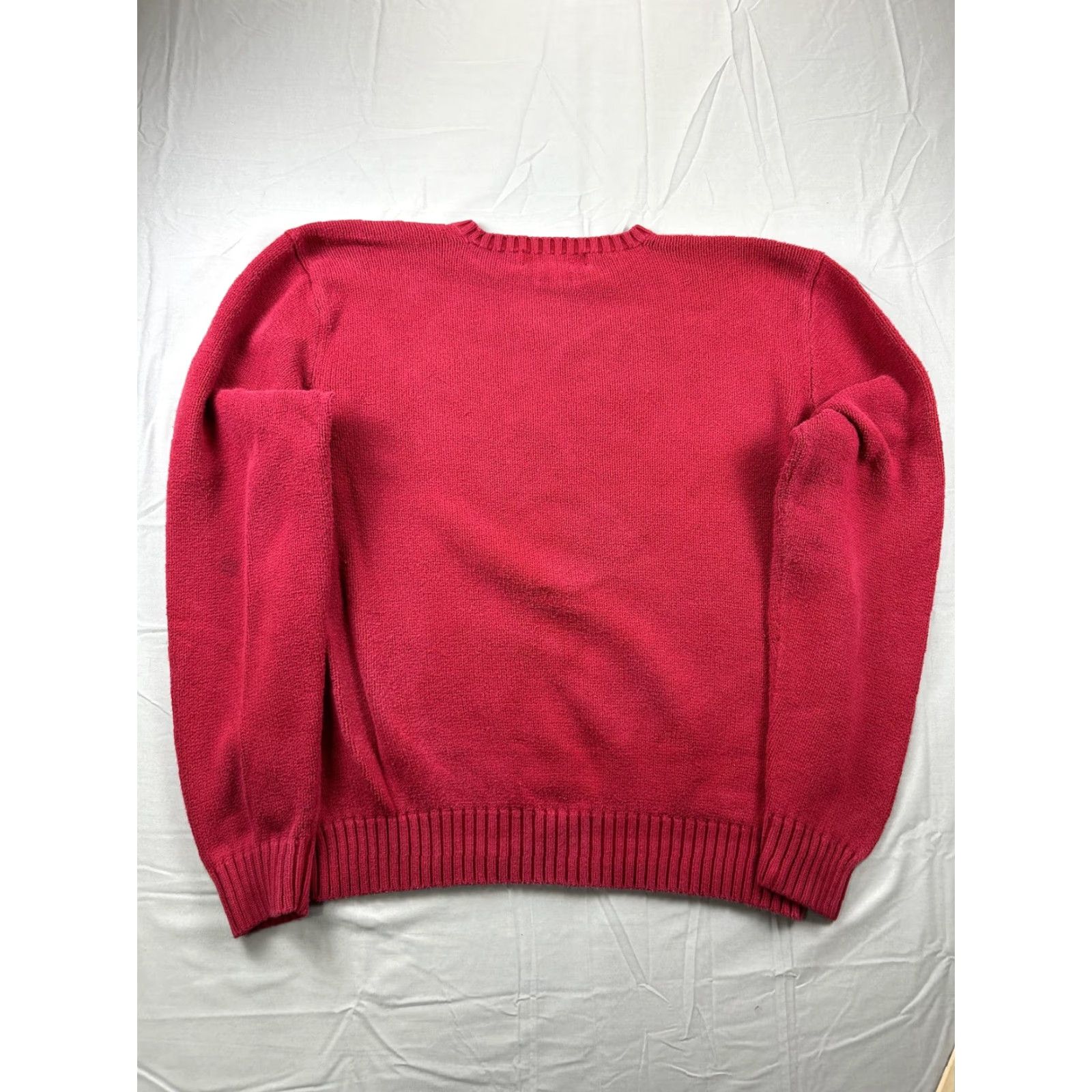 Polo Ralph Lauren Polo Ralph Lauren Sweater Mens XL Red Crewneck Knit Pullover Pony Logo Size US XL / EU 56 / 4 - 3 Thumbnail