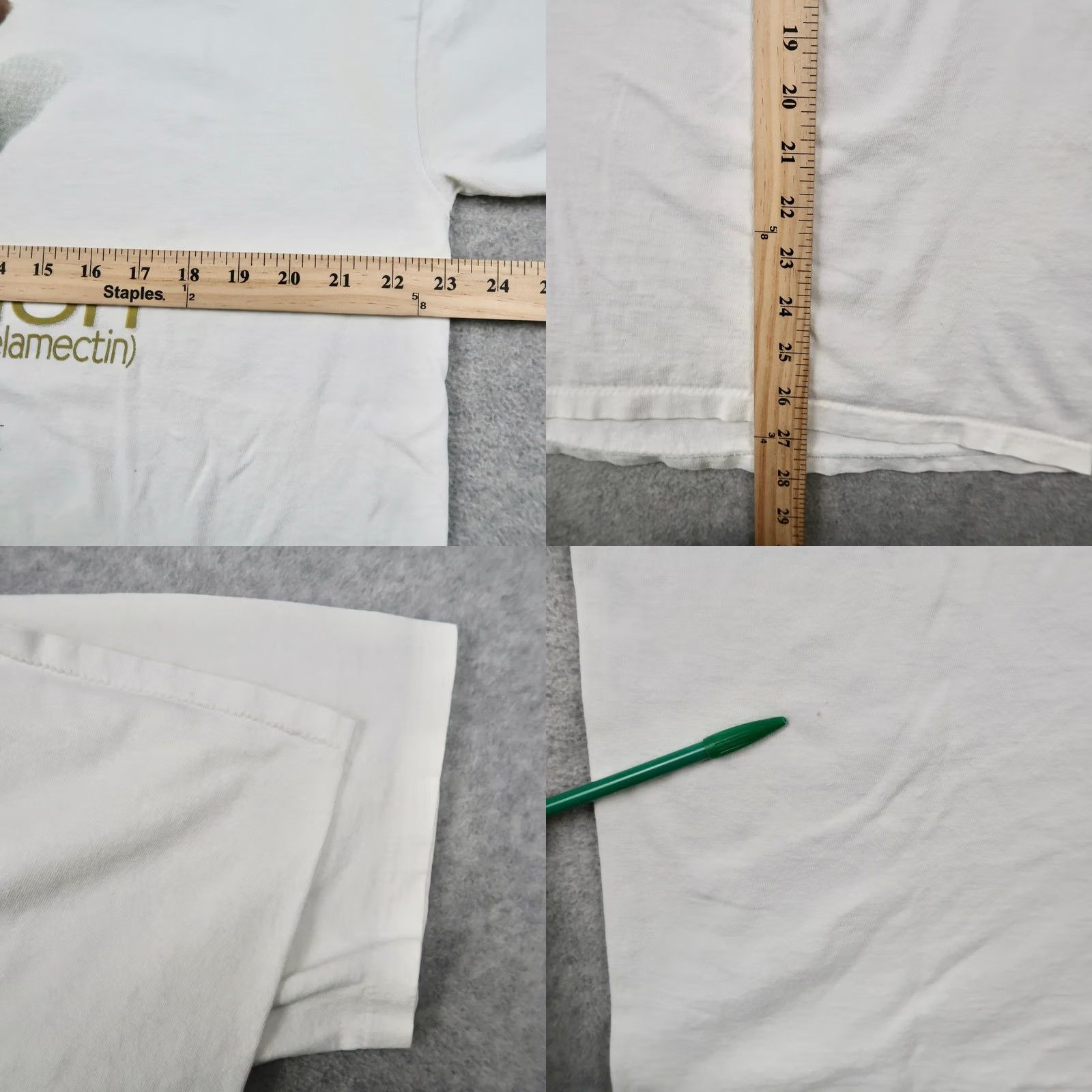 Vintage VINTAGE Pfizer Revolution Selamectin Dog Cat T-Shirt Mens XL White 90s All Sport Size US XL / EU 56 / 4 - 9 Thumbnail