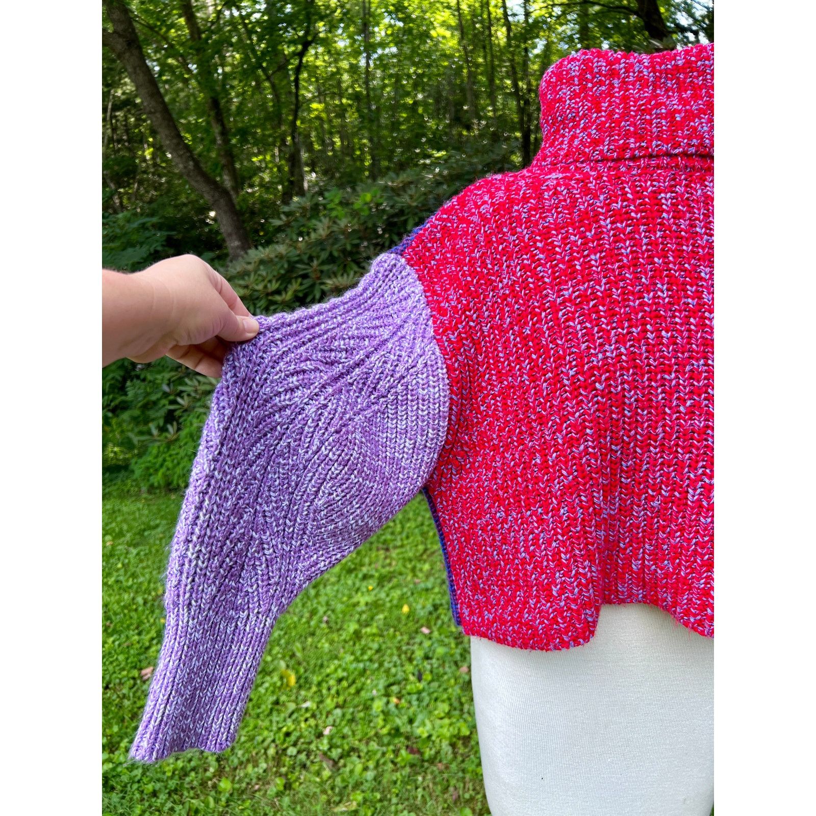 Topshop Topshop Chunky Multicolored Sweater Cable Knit Sz 6 S Size M / US 6-8 / IT 42-44 - 3 Thumbnail