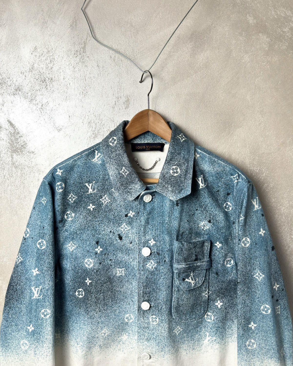 Louis Vuitton Louis Vuitton Monogram Gradient Denim Jacket Size US XS / EU 42 / 0 - 3 Thumbnail
