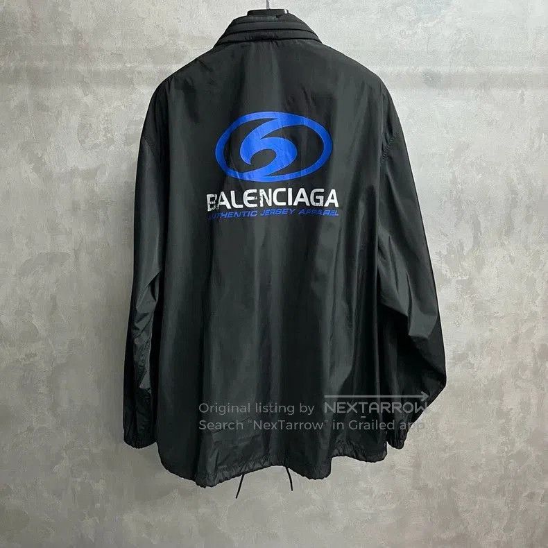 Balenciaga Balenciaga Black Logo Print Jacket. Size US XXS / EU 40 - 2 Thumbnail