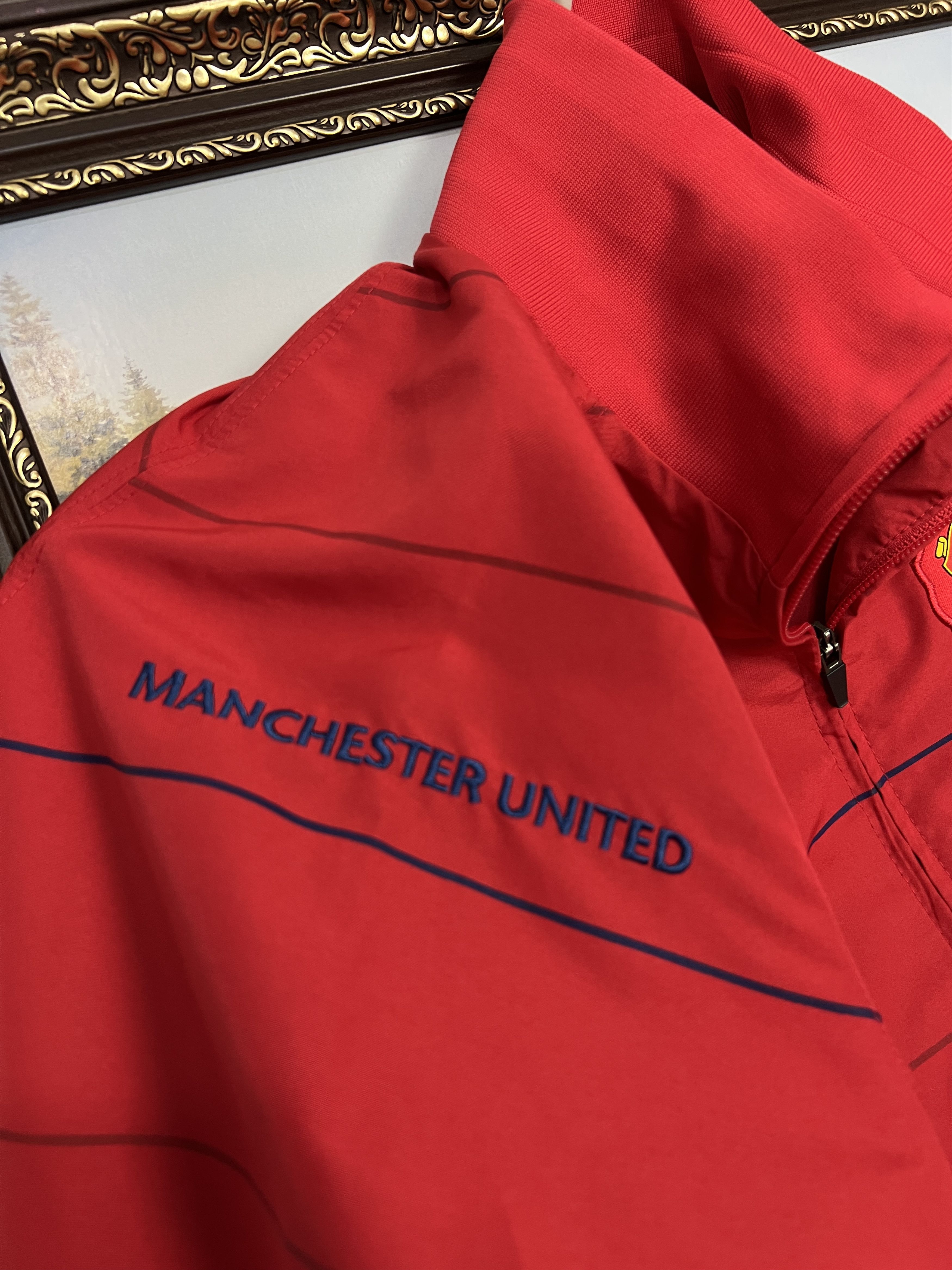 Nike Manchester United Football Jacket Soccer Train Track Top Size US S / EU 44-46 / 1 - 4 Thumbnail