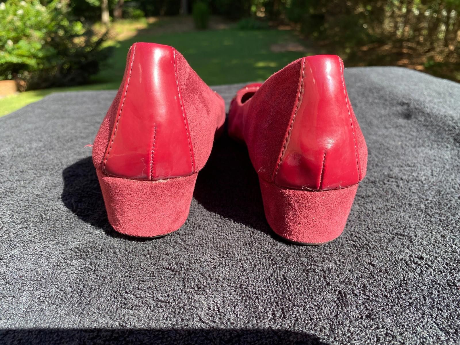 Designer Anne Klein iflex Wedges, w/ Detail at cap toe Size US 8 / IT 38 - 6 Thumbnail
