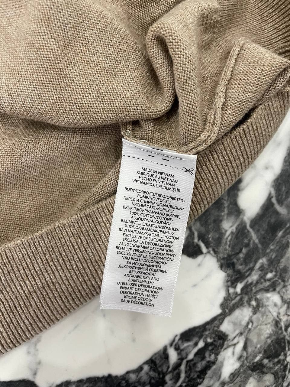 Polo Ralph Lauren Polo Ralph Lauren Old Money Cotton V-Neck Sweater Size US XL / EU 56 / 4 - 11 Thumbnail