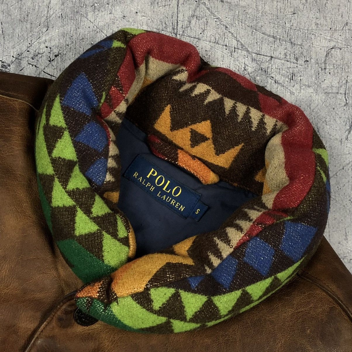 Designer Rare Vintage Polo Ralph Lauren Aztec Wool Nylon Skin Vest og Size US S / EU 44-46 / 1 - 4 Thumbnail