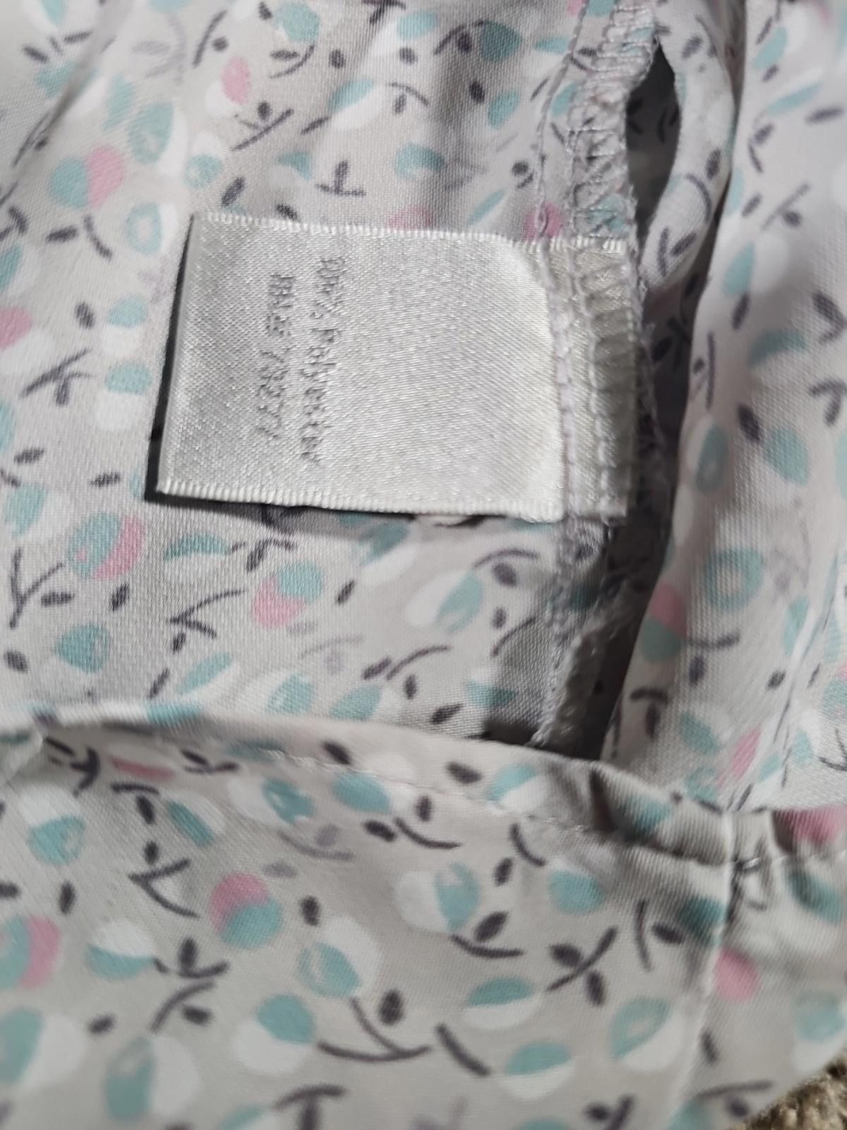 Designer Lauren Conrad Blue And White Floral Tank Top MEDIUM Size M / US 6-8 / IT 42-44 - 5 Thumbnail