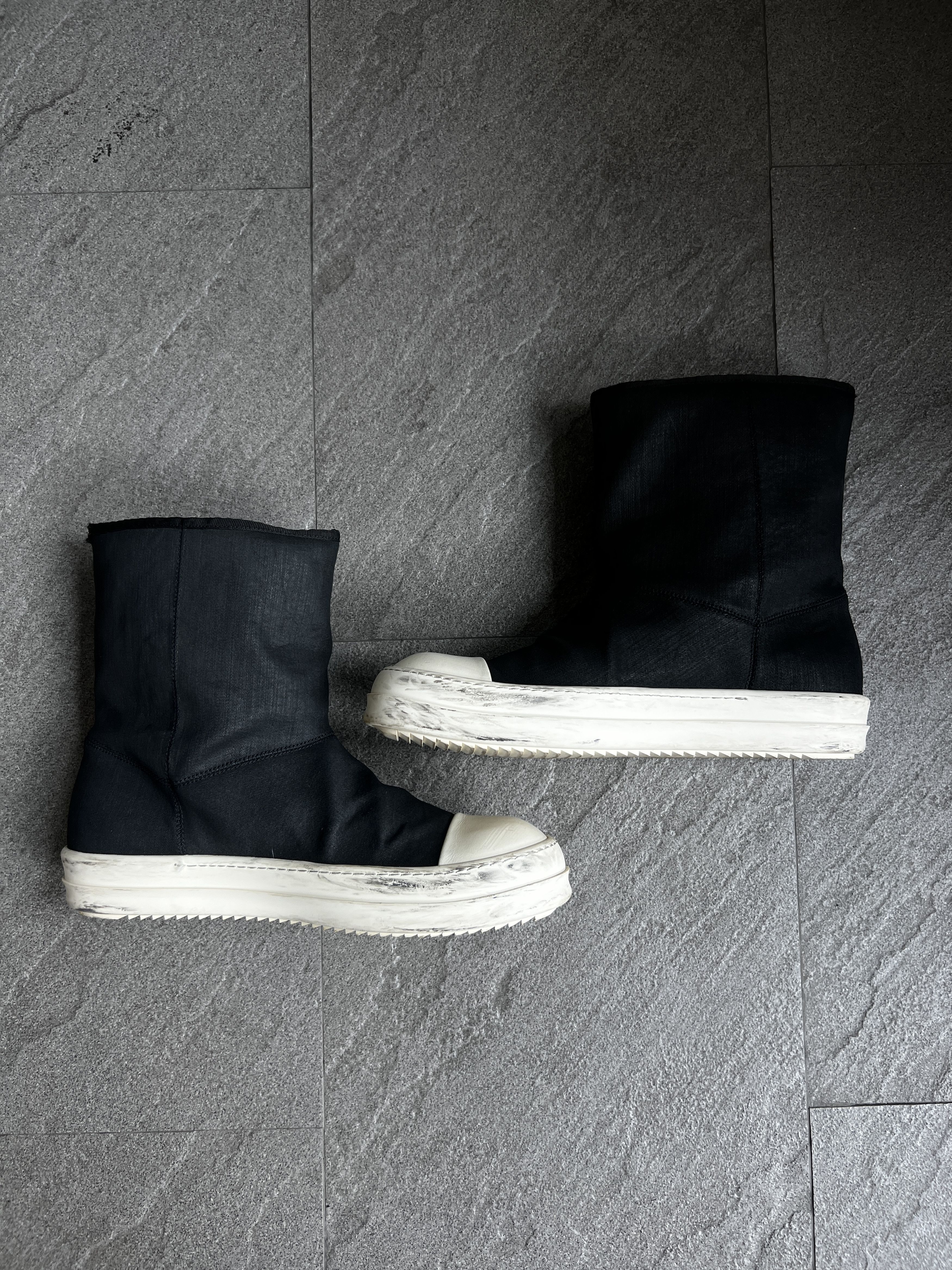 Rick Owens Drkshdw Rick Owens DRKSHDW Ramones Slip On Boots EU42 Size US 9 / EU 42 - 6 Thumbnail