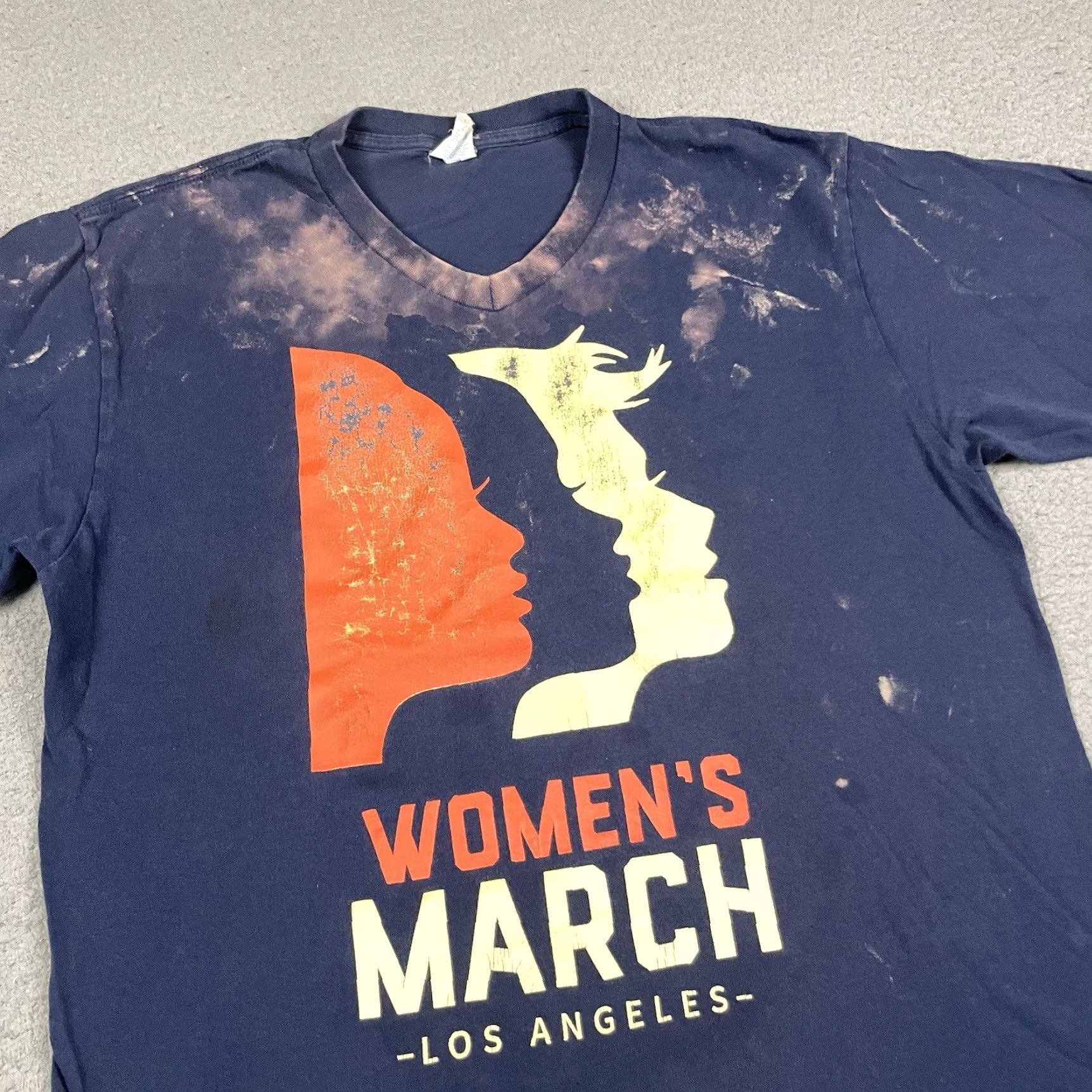 Port & Company Womens March T Shirt Adult L Blue Port & Company Shirt Short Sleeve Crew Neck Casual Size L / US 10 / IT 46 - 2 Thumbnail