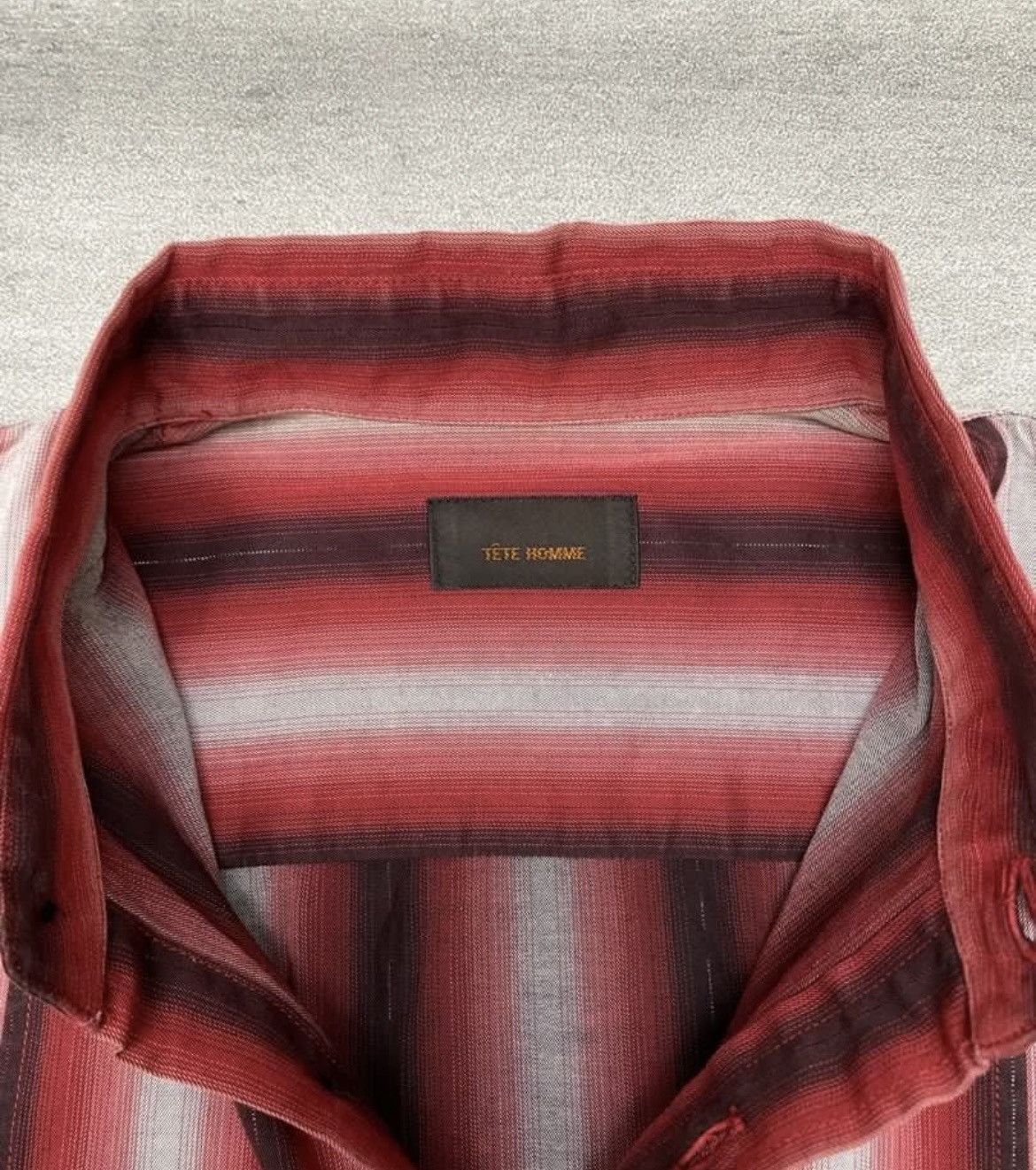 Le Grande Bleu (L.G.B.) × Tete Homme Tete Homme Striped Long Shirt Size US L / EU 52-54 / 3 - 3 Thumbnail