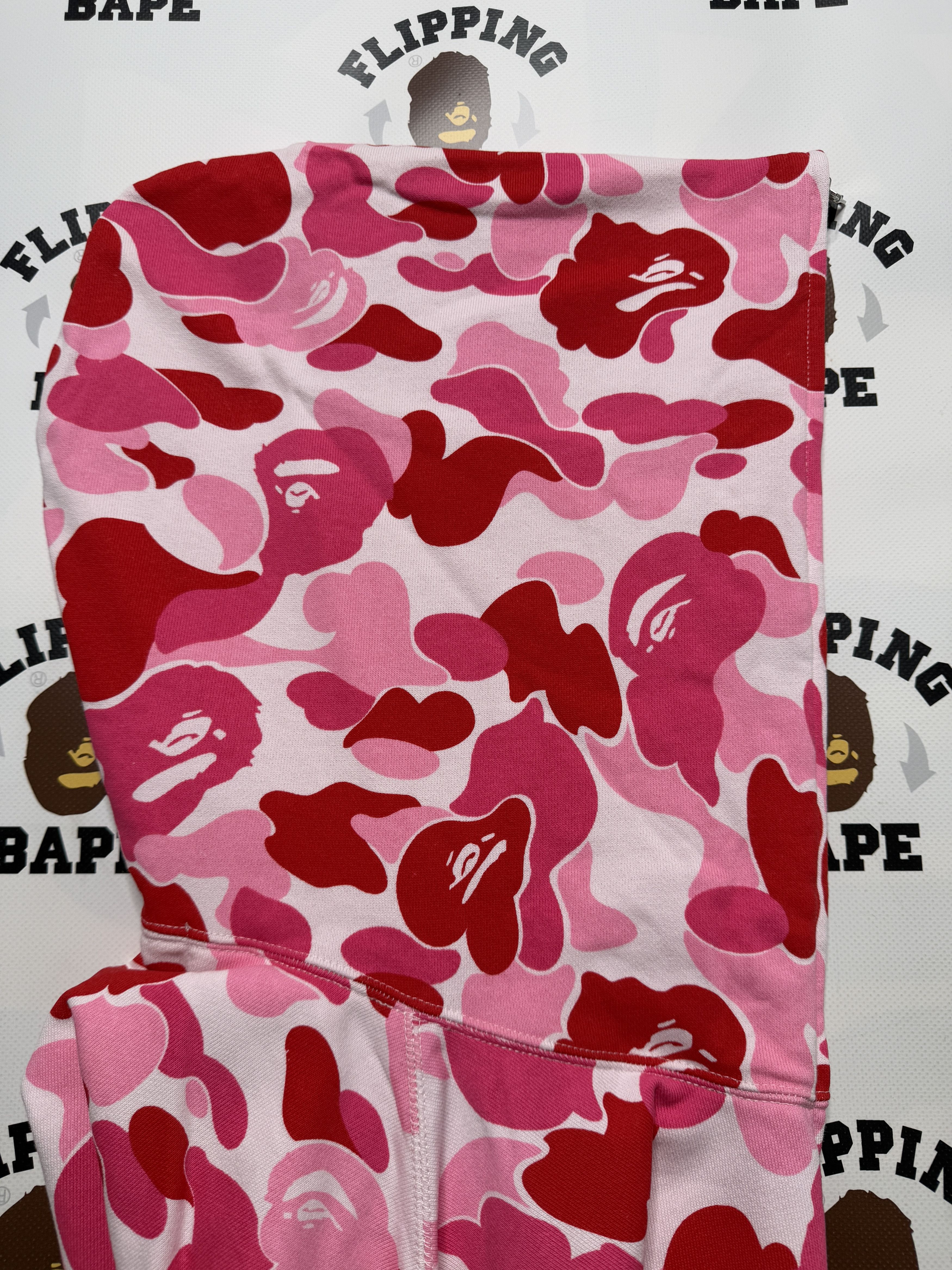 Bape BAPE ABC CAMO LOGO RIB FULL ZIP HOODIE Size US XL / EU 56 / 4 - 4 Thumbnail