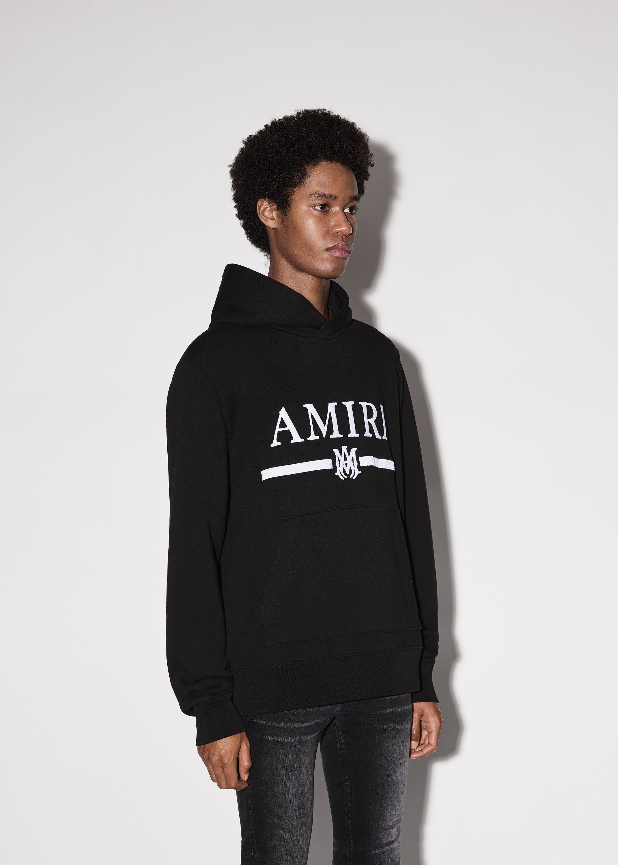 Amiri o1w1db11224 Embroidery Hoodie in Black Size US L / EU 52-54 / 3 - 3 Thumbnail