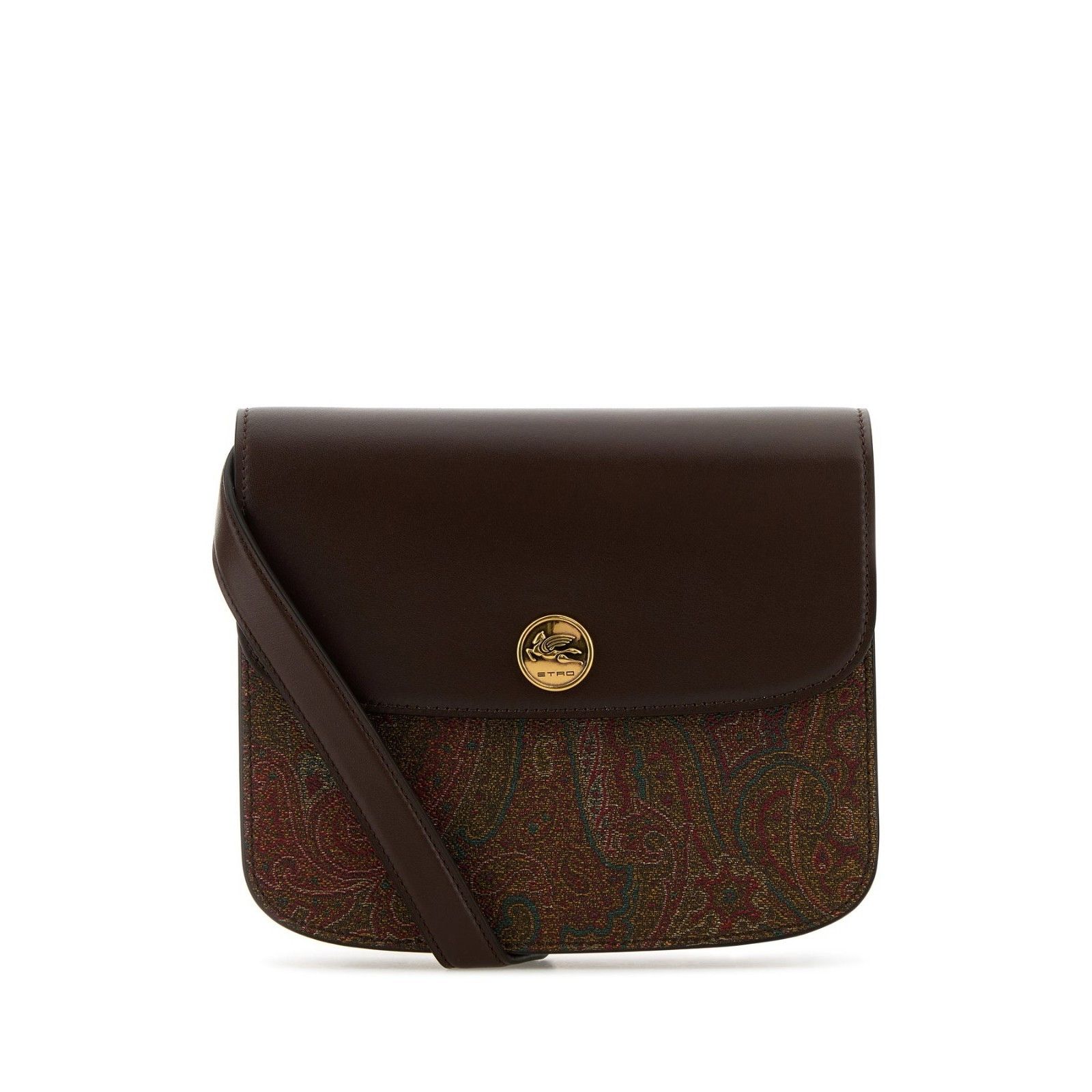 Etro ETRO Essential S Dark Brown Canvas Shoulder Bag New Size ONE SIZE - 1 Thumbnail