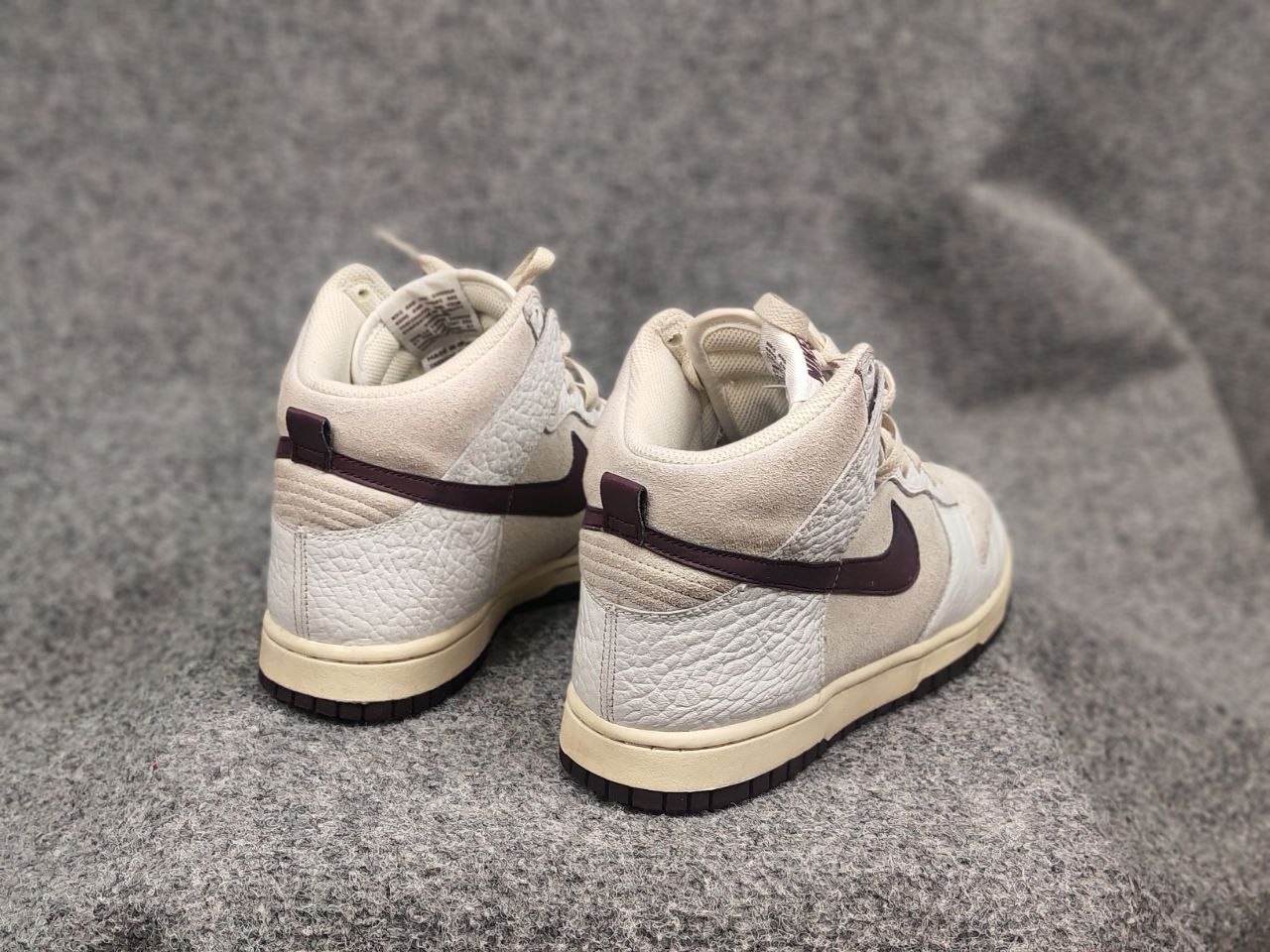 Nike Nike Dunk High Light Orewood Brown Women's Leather Sneakers Size US 8.5 / IT 38.5 - 16 Thumbnail