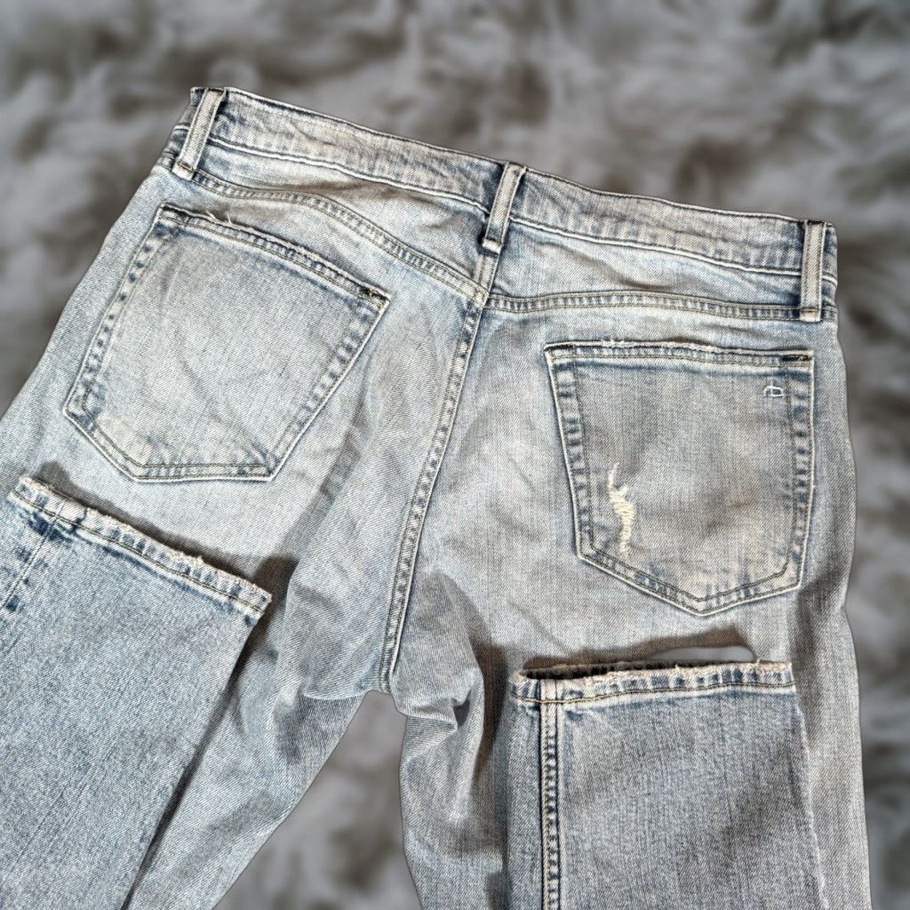 Rag & Bone rag & bone Fit 2 Slim Jeans Mens 34x32 Light Wash Button Fly Denim Slim Tapered 5-Pocket Logo Size US 34 / EU 50 - 1 Thumbnail