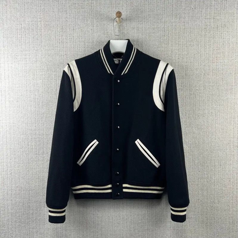 Yves Saint Laurent YSL Black Wool Blend Women's Jacket 0089 Size M / US 6-8 / IT 42-44 - 1 Thumbnail