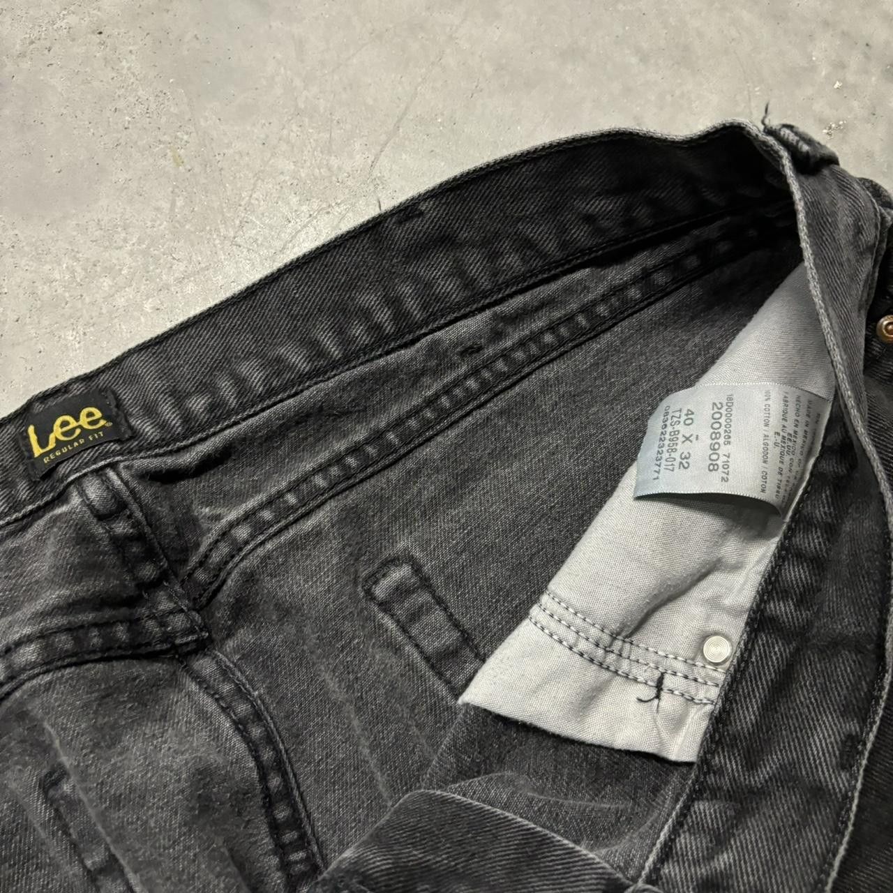 Japanese Brand × Vintage Crazy Vintage Y2K/2000s Grunge Black Skater Denim Jeans! Size US 40 / EU 56 - 8 Thumbnail