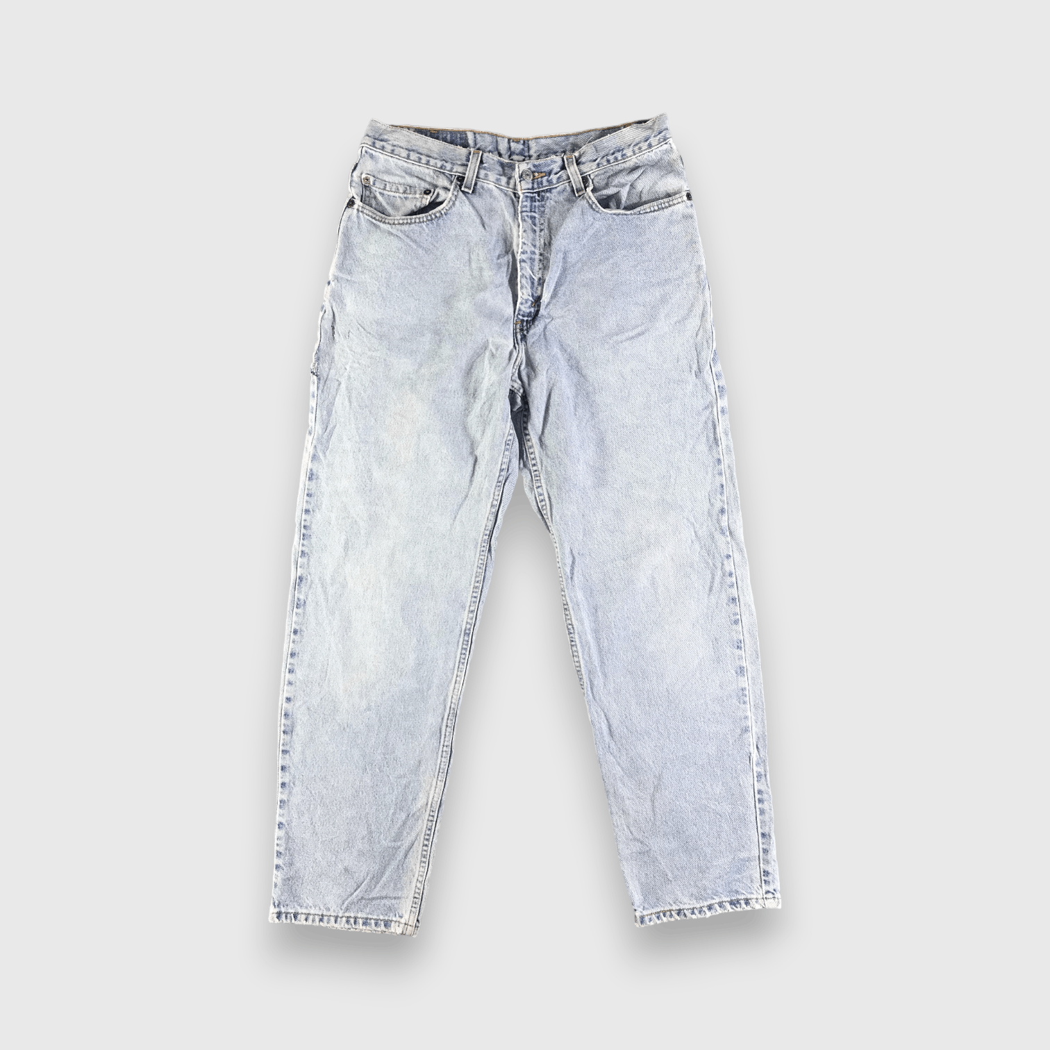 Levi's Vintage 90s Light Wash Levis Jeans-J3316 Size US 33 - 1 Thumbnail