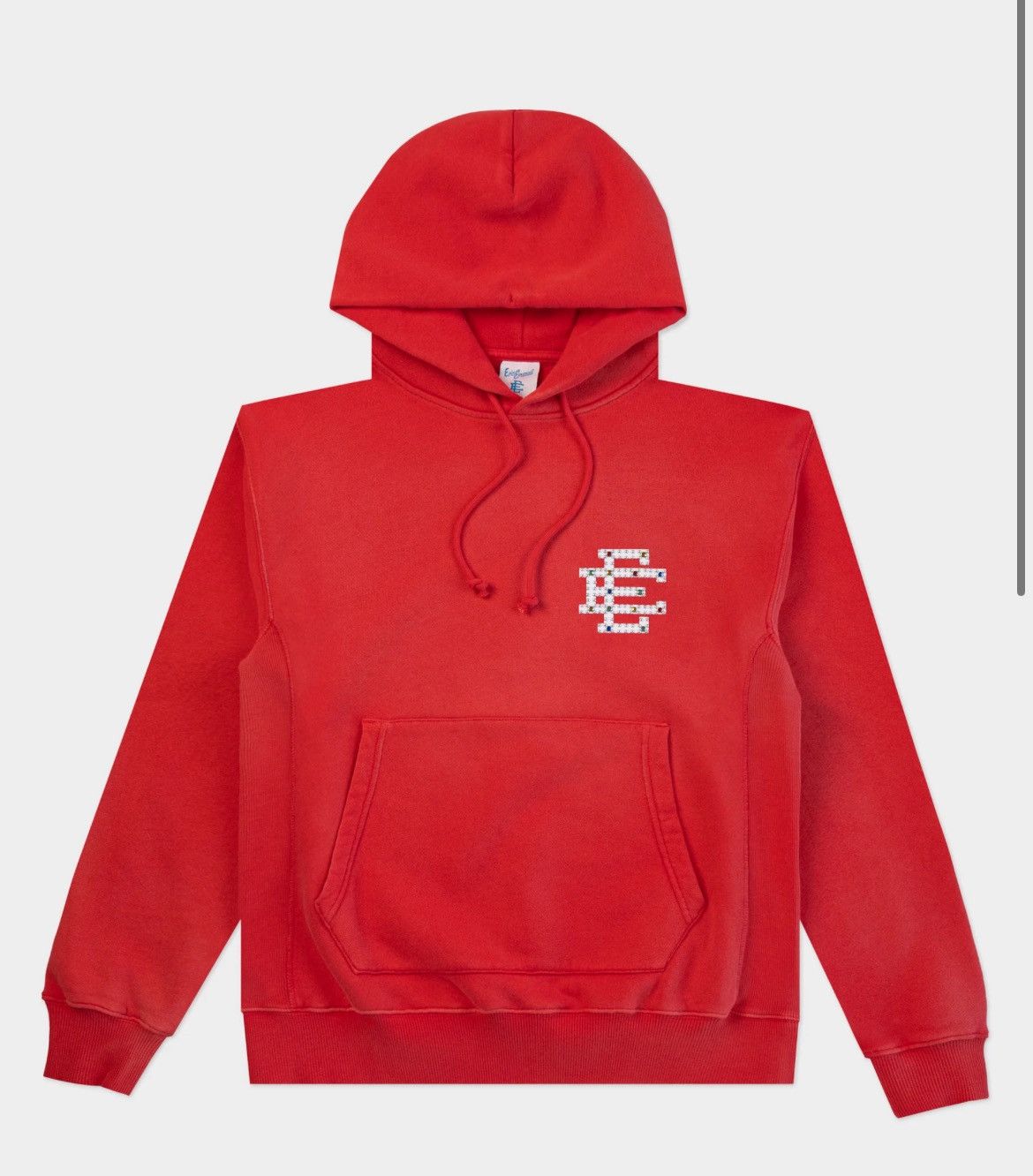 Eric Emanuel Eric Emanuel red studded hoodie XL Size US XL / EU 56 / 4 - 1 Thumbnail