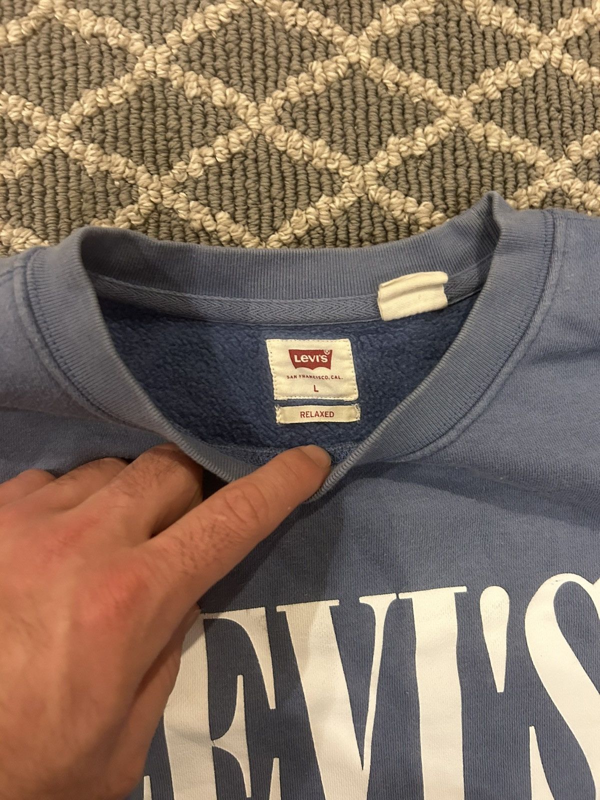 Levi's Levi’s Relaxed Crewneck Size US L / EU 52-54 / 3 - 4 Thumbnail