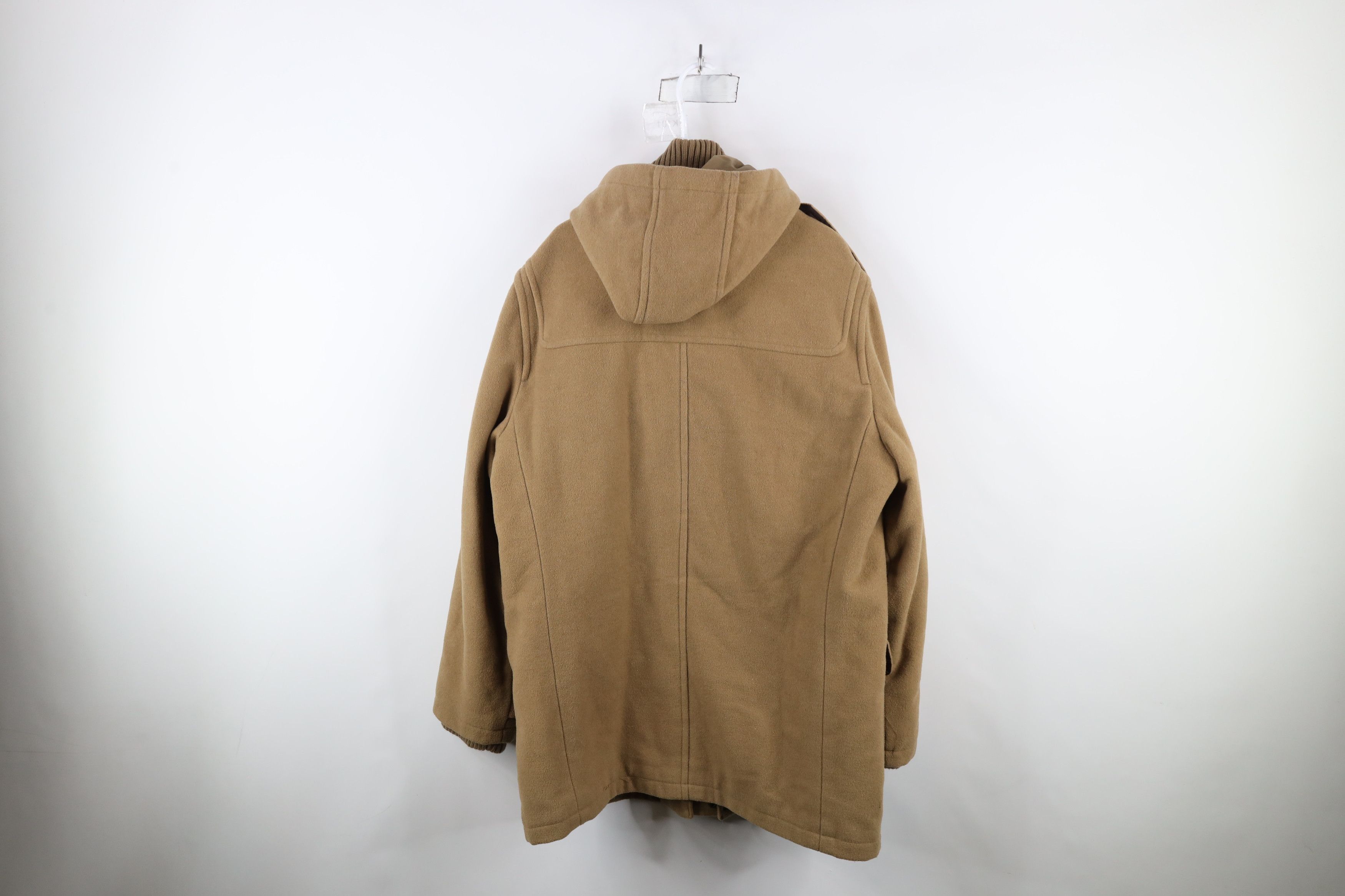 Tommy Hilfiger × Vintage Vintage Tommy Hilfiger Blend Toggle Button Hooded Jacket Size US L / EU 52-54 / 3 - 16 Thumbnail