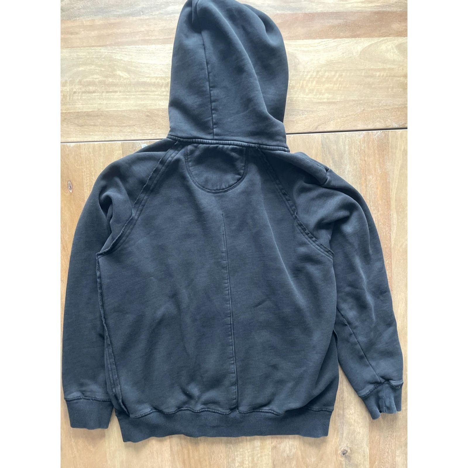 Prps PRPS Trapezium Hoodie Mens Size M Black Zip Up Fleece Sweatshirt Sweater Size US M / EU 48-50 / 2 - 2 Thumbnail