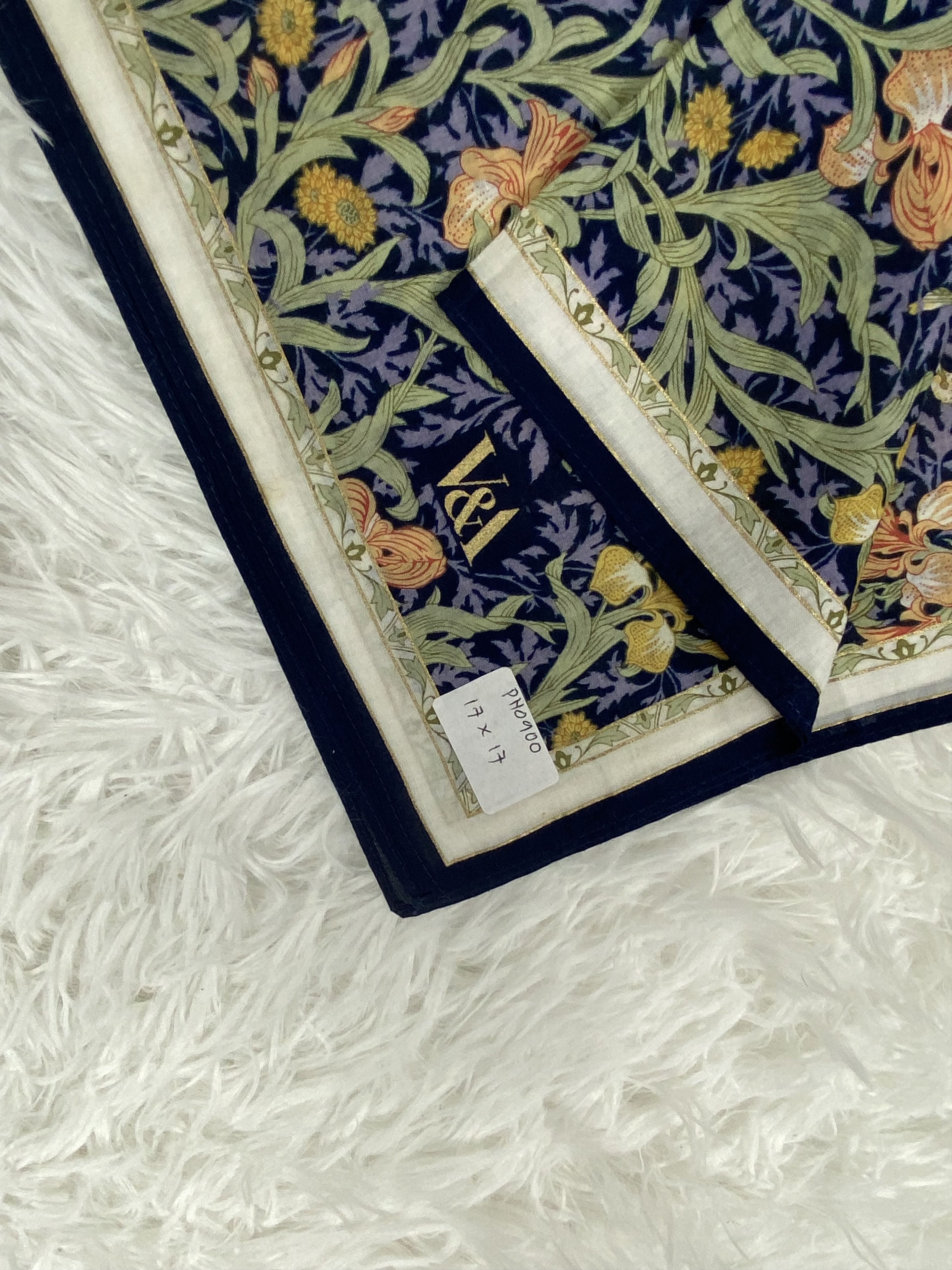 Designer × Vintage Vintage V&I Handkerchief Neckerchief PH0900 Size ONE SIZE - 2 Thumbnail