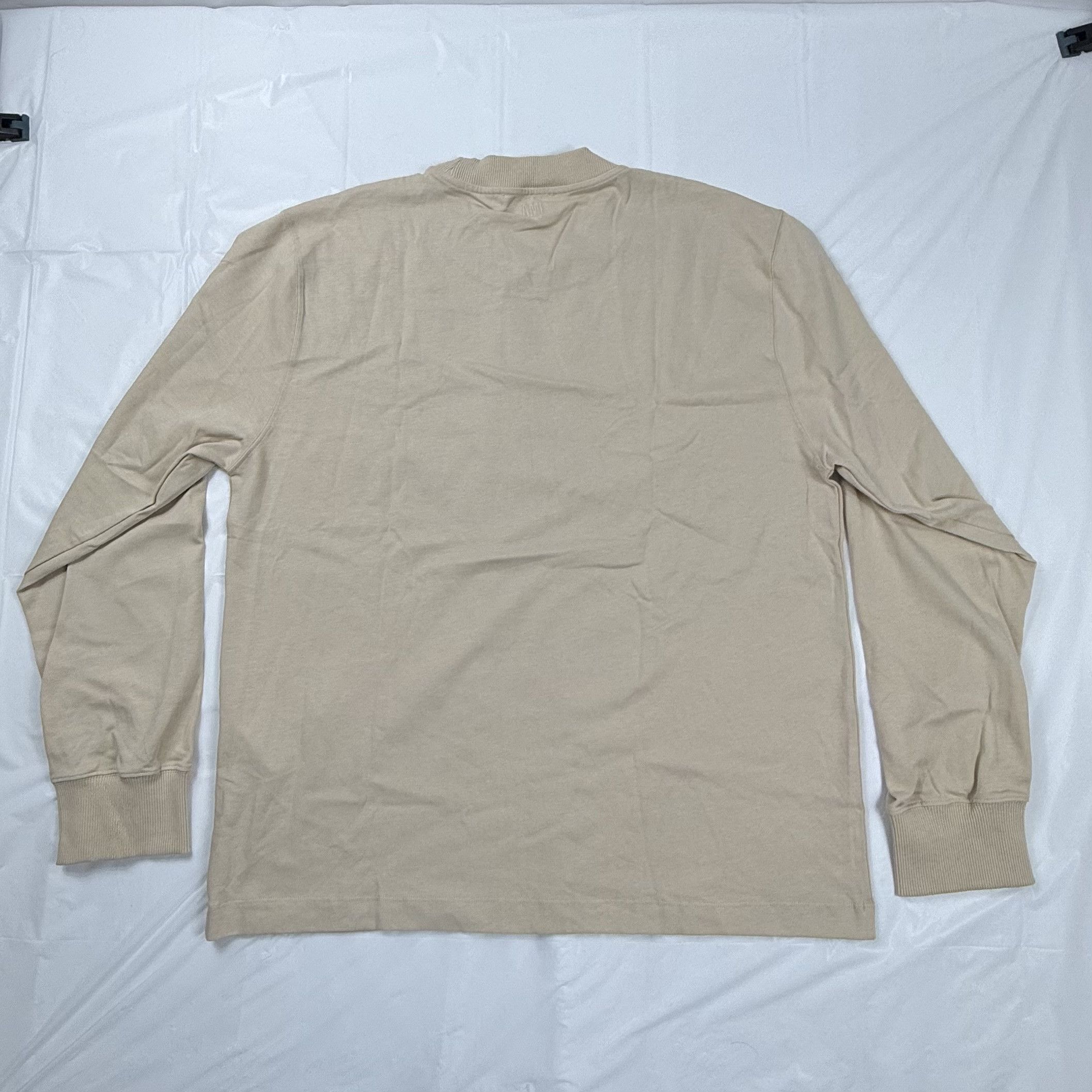AMI Ami Alexandre Mattiussi Beige De Coeur Long Sleeve 3XL Size US XXL / EU 58 / 5 - 2 Thumbnail