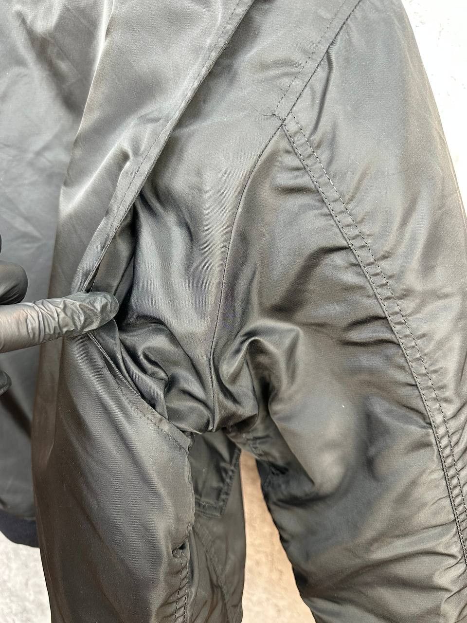 Alpha Industries Jacket Flyers USAF MA-1 Bomber Nylon Type CWU-45/P Fur Trim Size US M / EU 48-50 / 2 - 10 Thumbnail