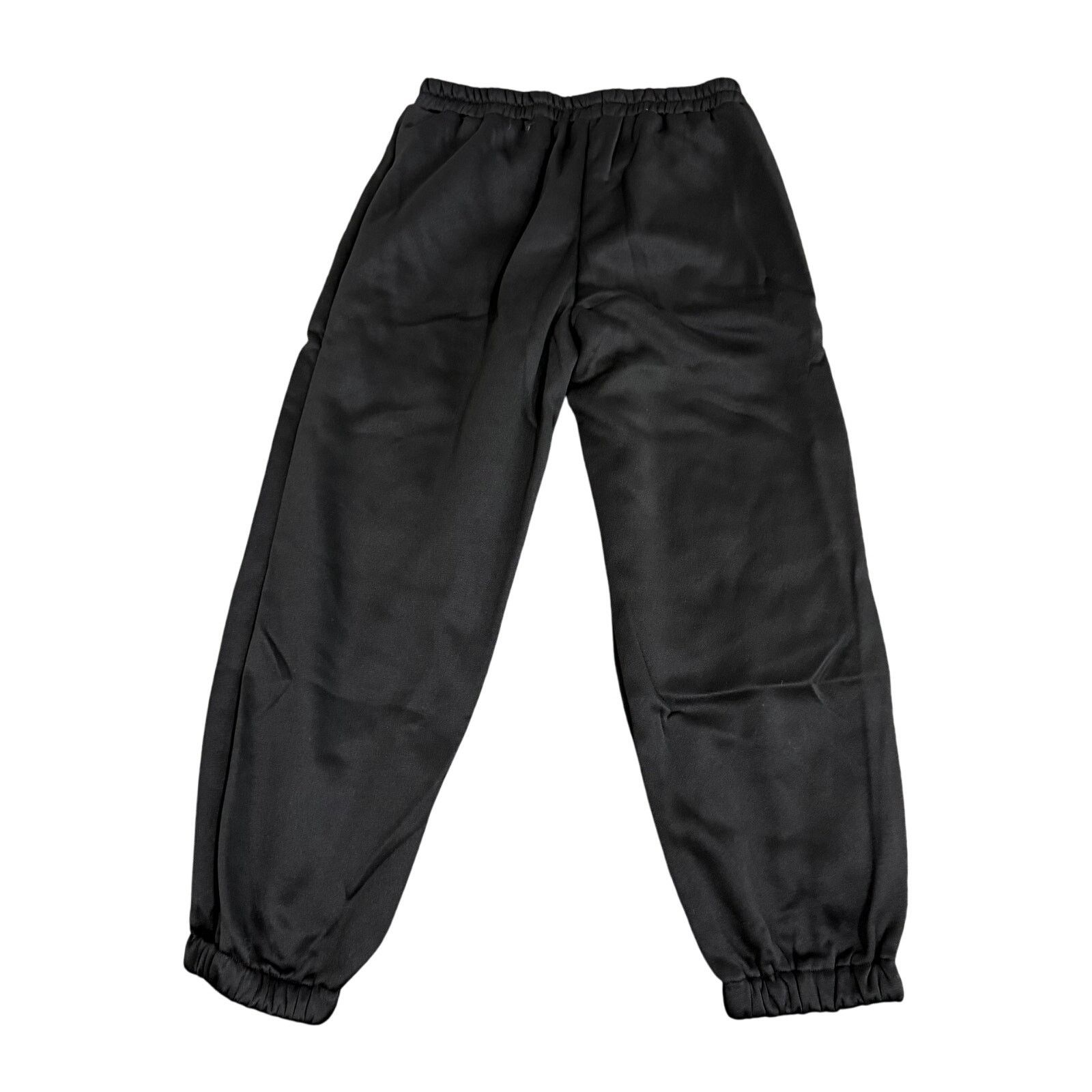 Shein Women's Plus Basic Sweatpants in Black, Size 0XL Size 38" / US 16 / IT 52 - 2 Thumbnail
