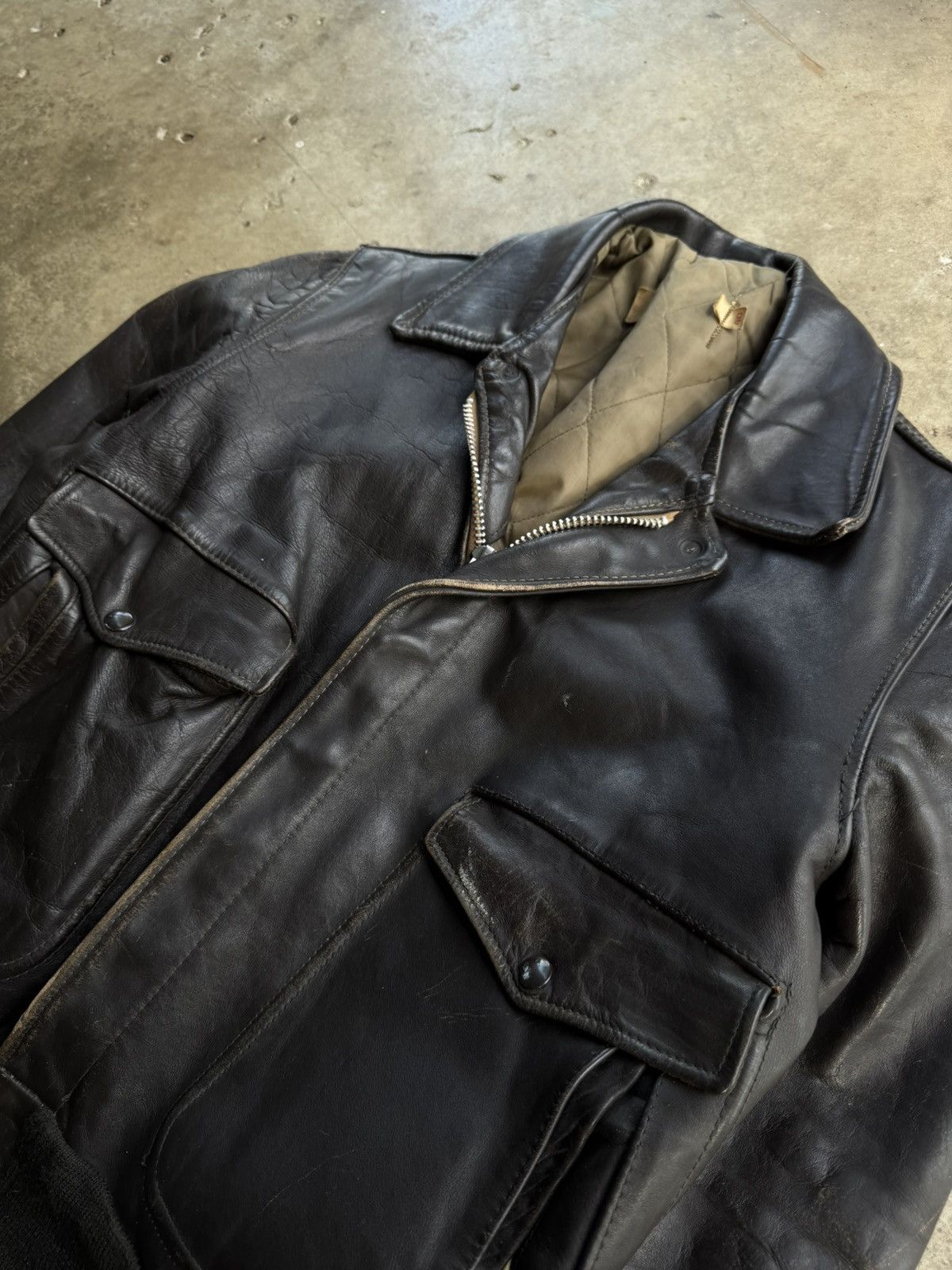 Schott × Vintage Vintage 60s Schott Bomber Jacket Size US M / EU 48-50 / 2 - 3 Thumbnail